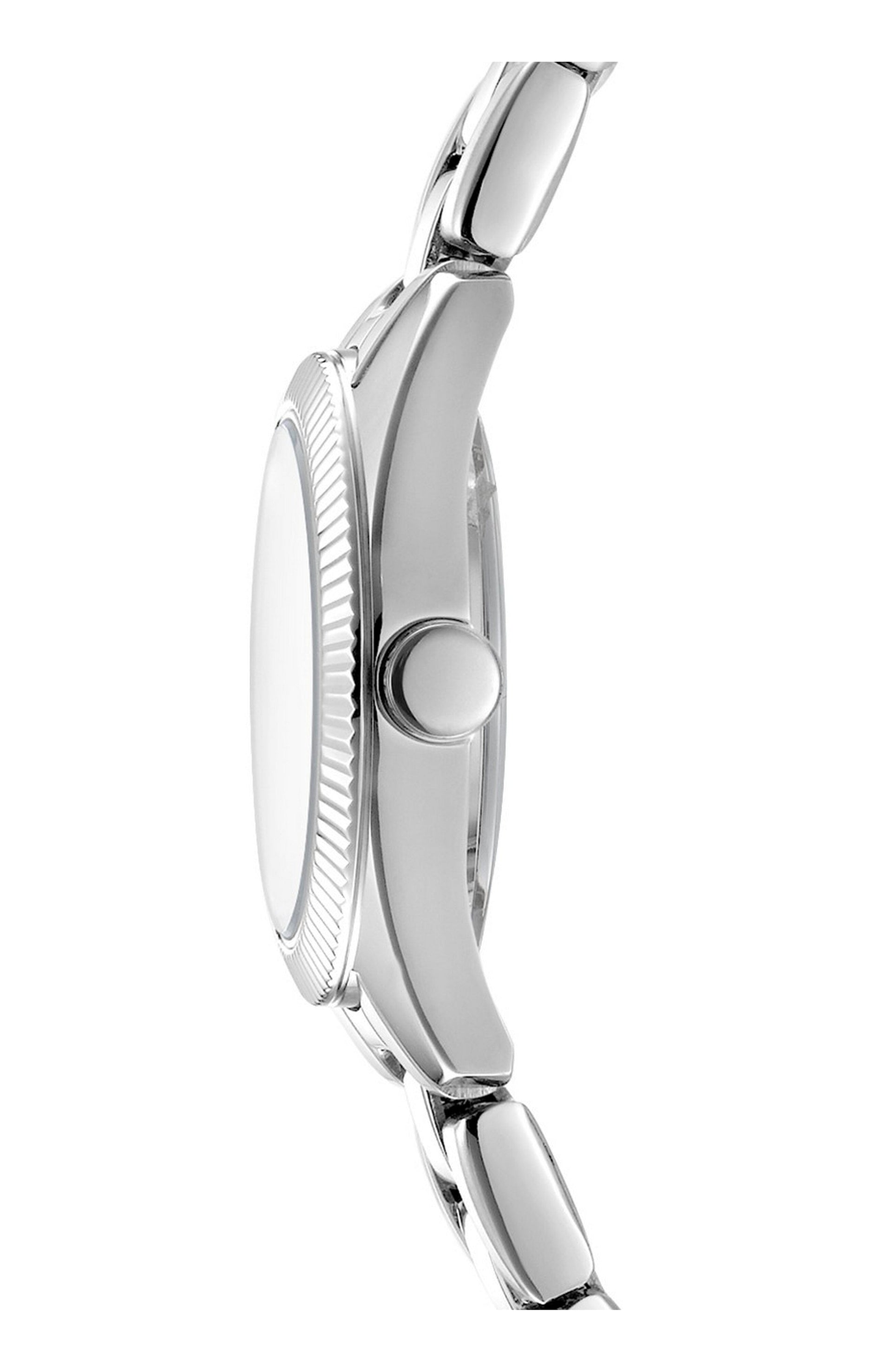 DK1L125M0015 Women's Mini Silver Dial Stainless Steel Bracelet Watch DKNY 