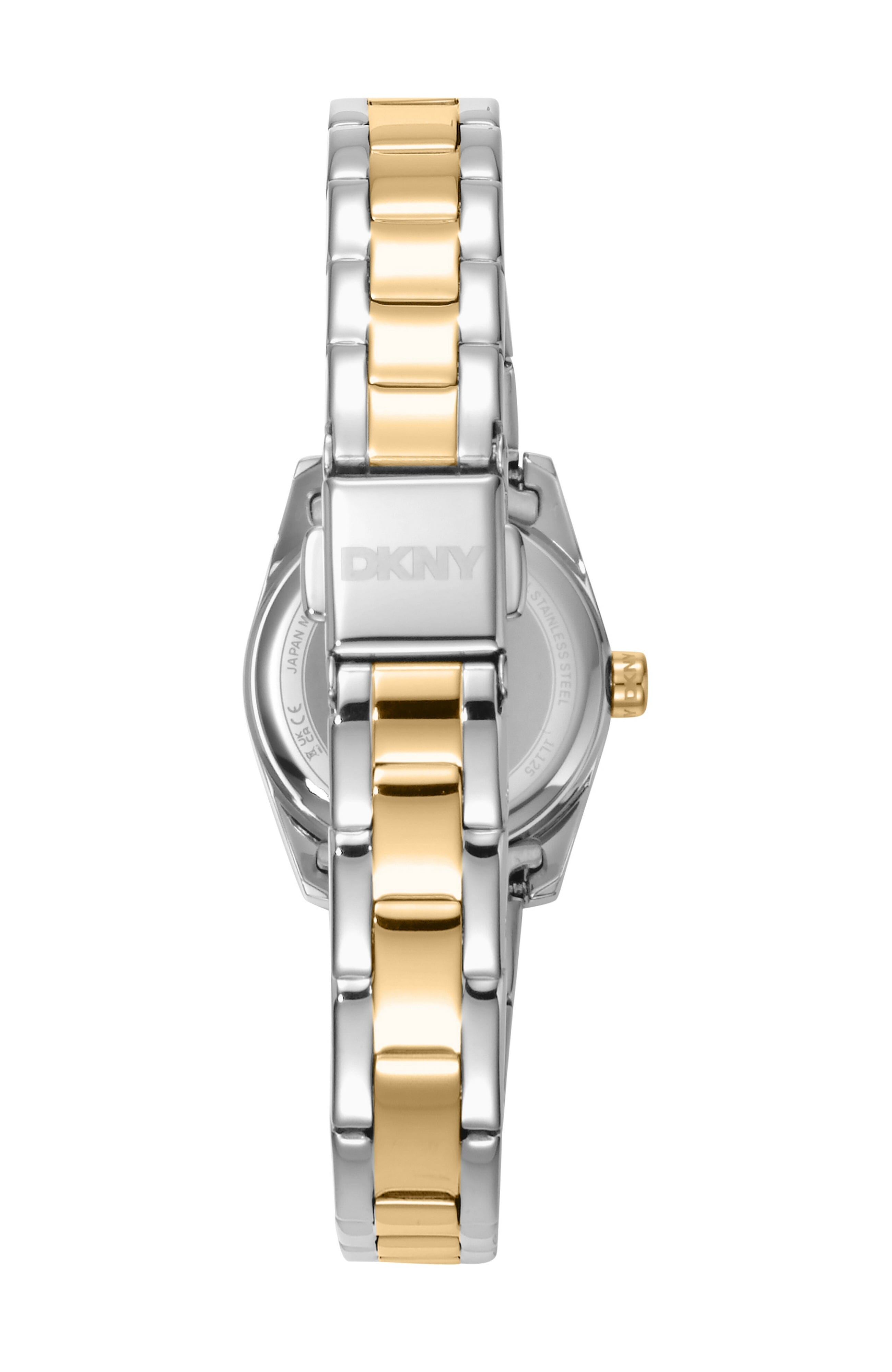 DK1L125M0055 Women's Mini Dark Green Dial Two-Tone Stainless Steel Bracelet Watch DKNY 
