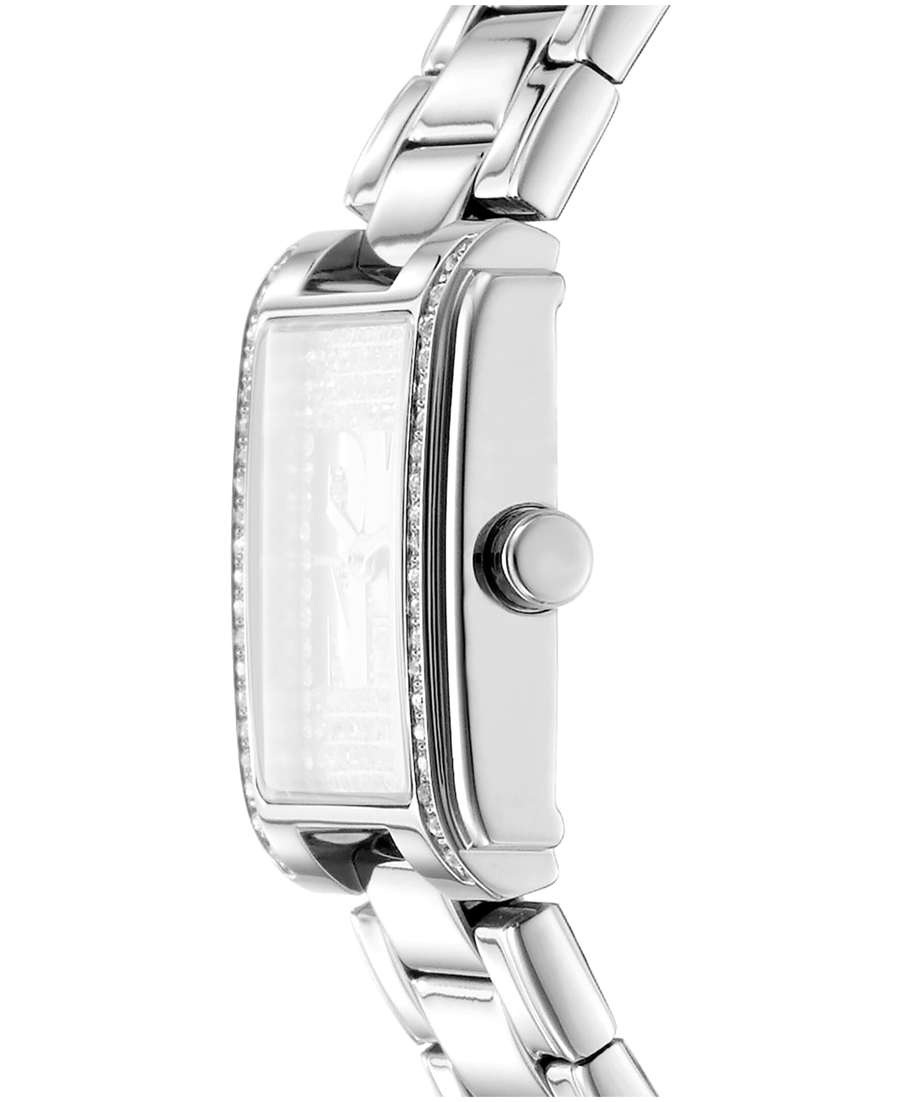 DK1L140M0015 DKNY Women's Crystal Accented Dial Stainless Steel Bracelet Watch 23 x 30mm Watches DKNY 