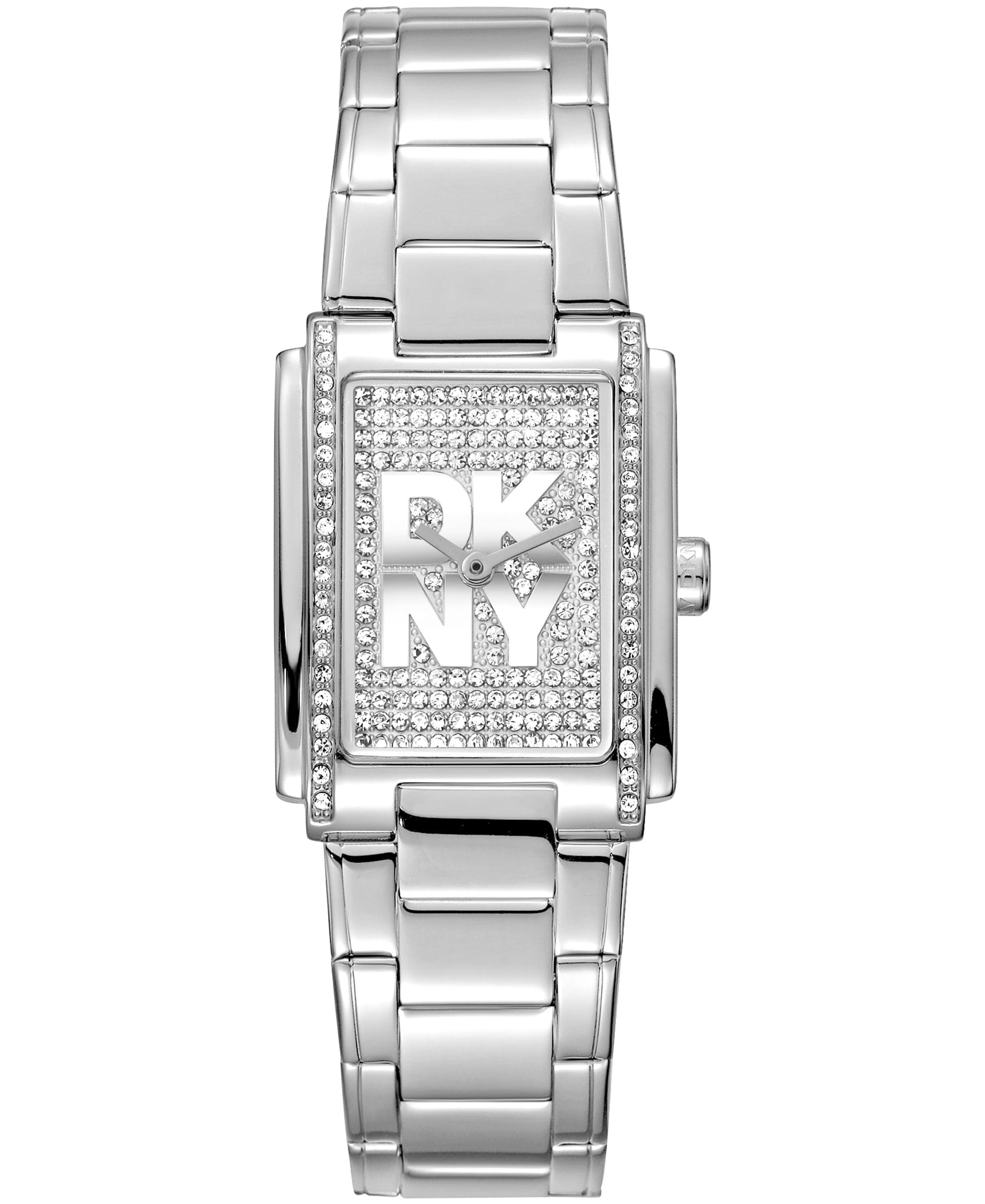 DK1L140M0015 DKNY Women's Crystal Accented Dial Stainless Steel Bracelet Watch 23 x 30mm Watches DKNY 