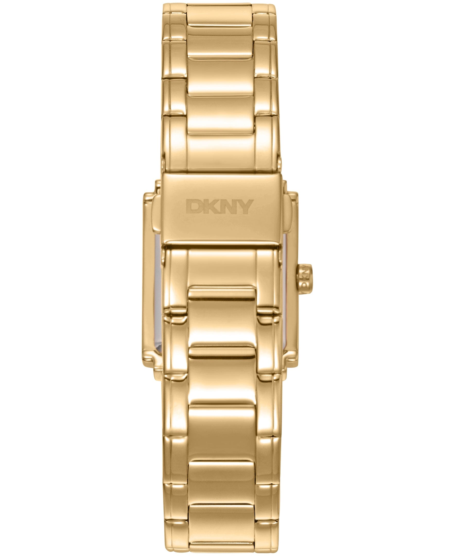 DK1L140M0025 DKNY Women's Crystal Accented Dial Gold-Tone Stainless Steel Bracelet Watch 23 x 30mm Watches DKNY 
