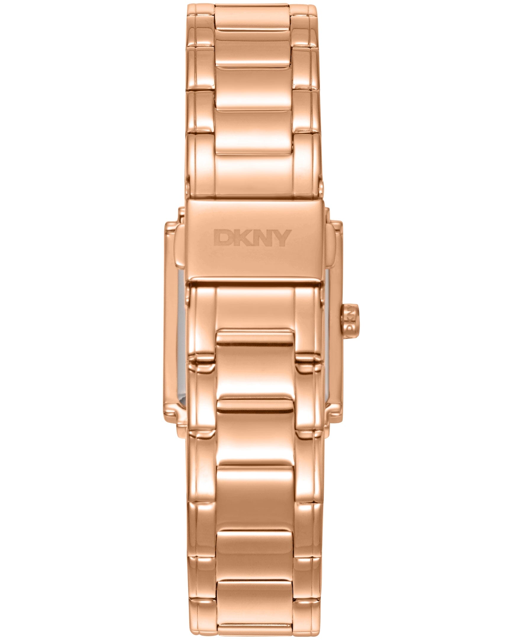 DK1L140M0035 DKNY Women's Crystal Accented Dial Red-Gold Tone Stainless Steel Bracelet Watch 23 x 30mm Watches DKNY 