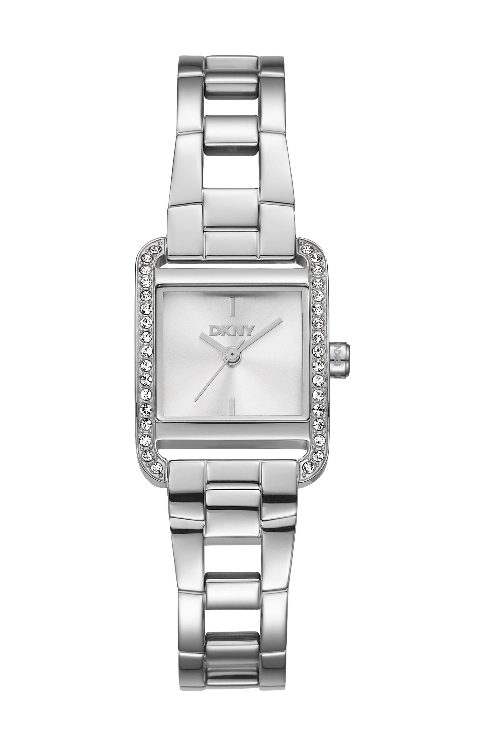 DK1L143M0015 Women's Mini Silver Dial Stainless Steel Bracelet Watch and Gift Set DKNY 