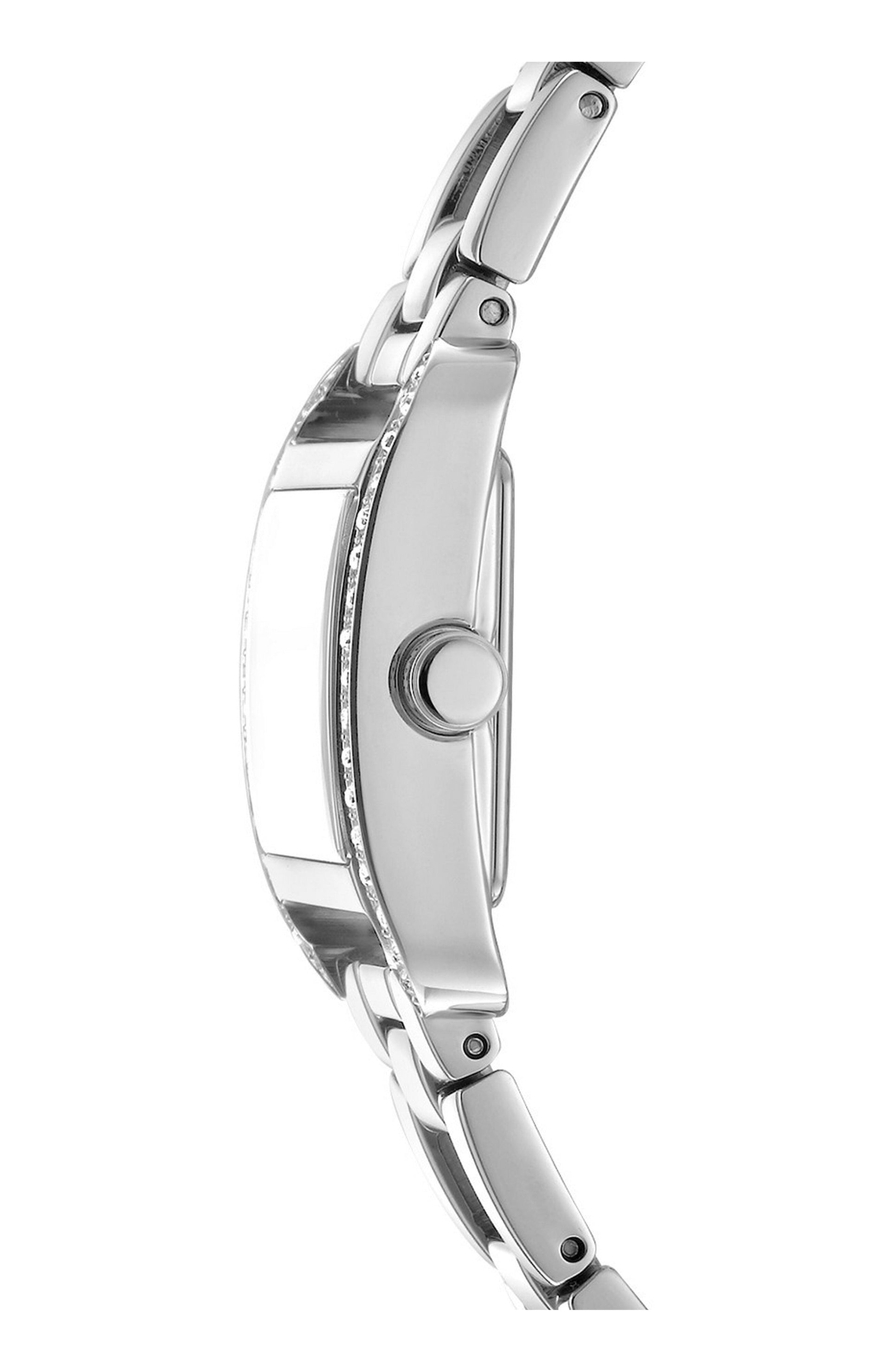 DK1L143M0015 Women's Mini Silver Dial Stainless Steel Bracelet Watch and Gift Set DKNY 