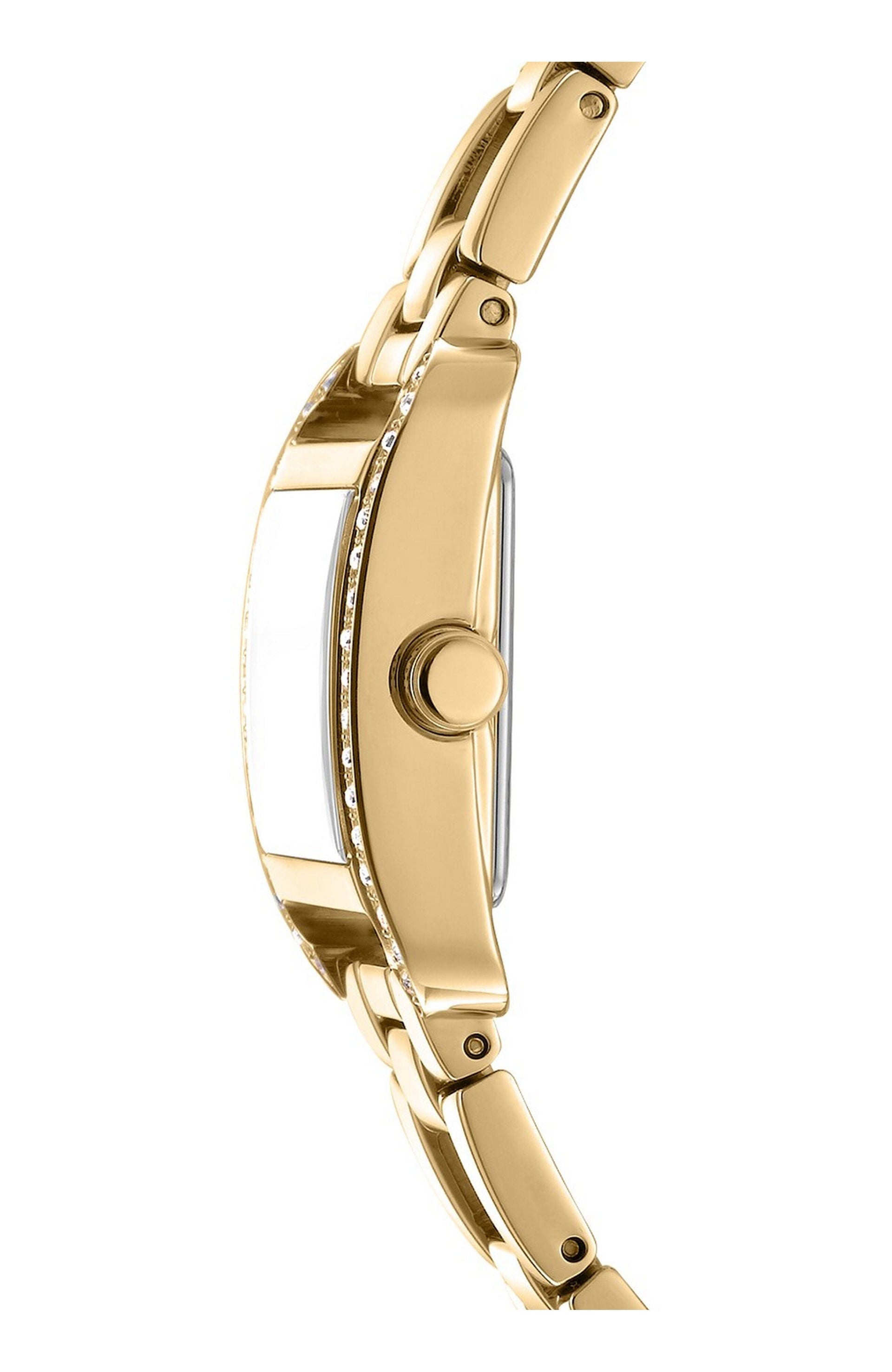 DK1L143M0035 Women's Mini Champagne Dial Gold-Tone Stainless Steel Bracelet Watch and Gift Set DKNY 