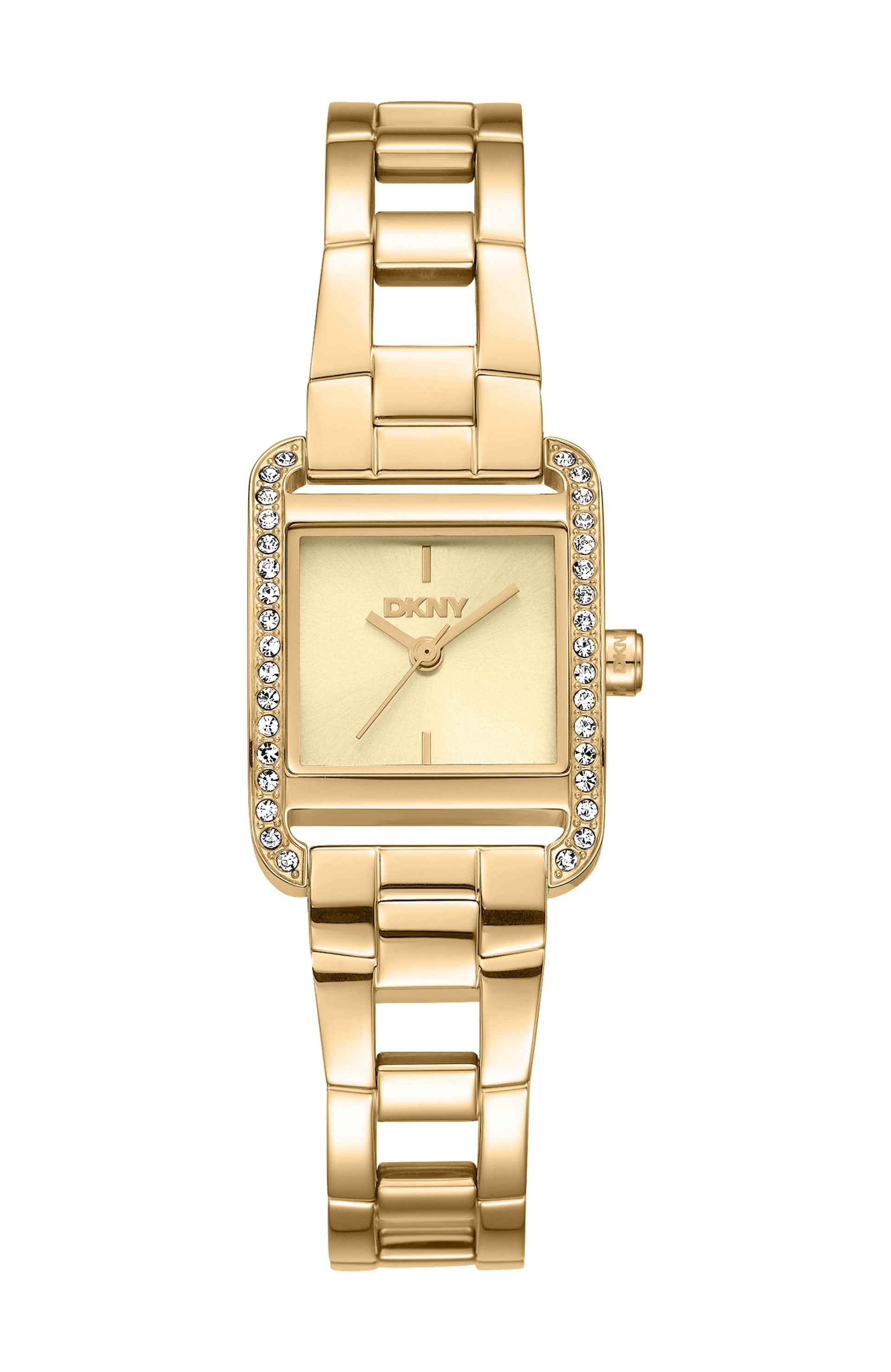 DK1L143M0035 Women's Mini Champagne Dial Gold-Tone Stainless Steel Bracelet Watch and Gift Set DKNY 