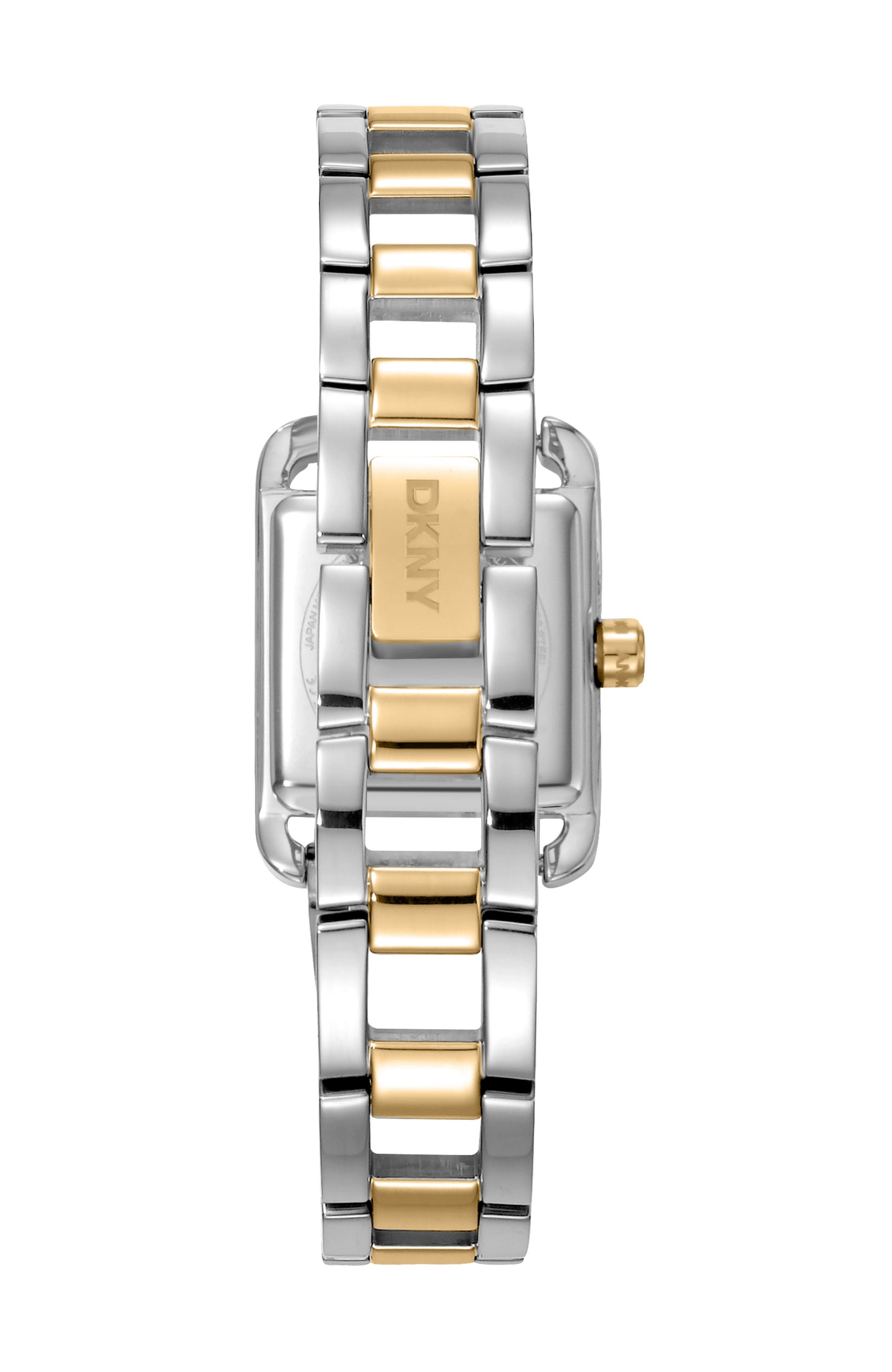 DK1L143M0055 Women's Mini Silver Dial Two-Tone Stainless Steel Bracelet Watch and Gift Set DKNY 