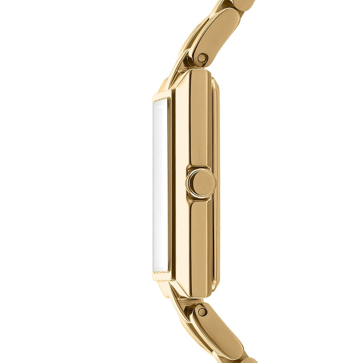 DK1L151M0055 DKNY Women's Signature Shape Silver Dial Gold Stainless Steel Bracelet Watch DKNY 