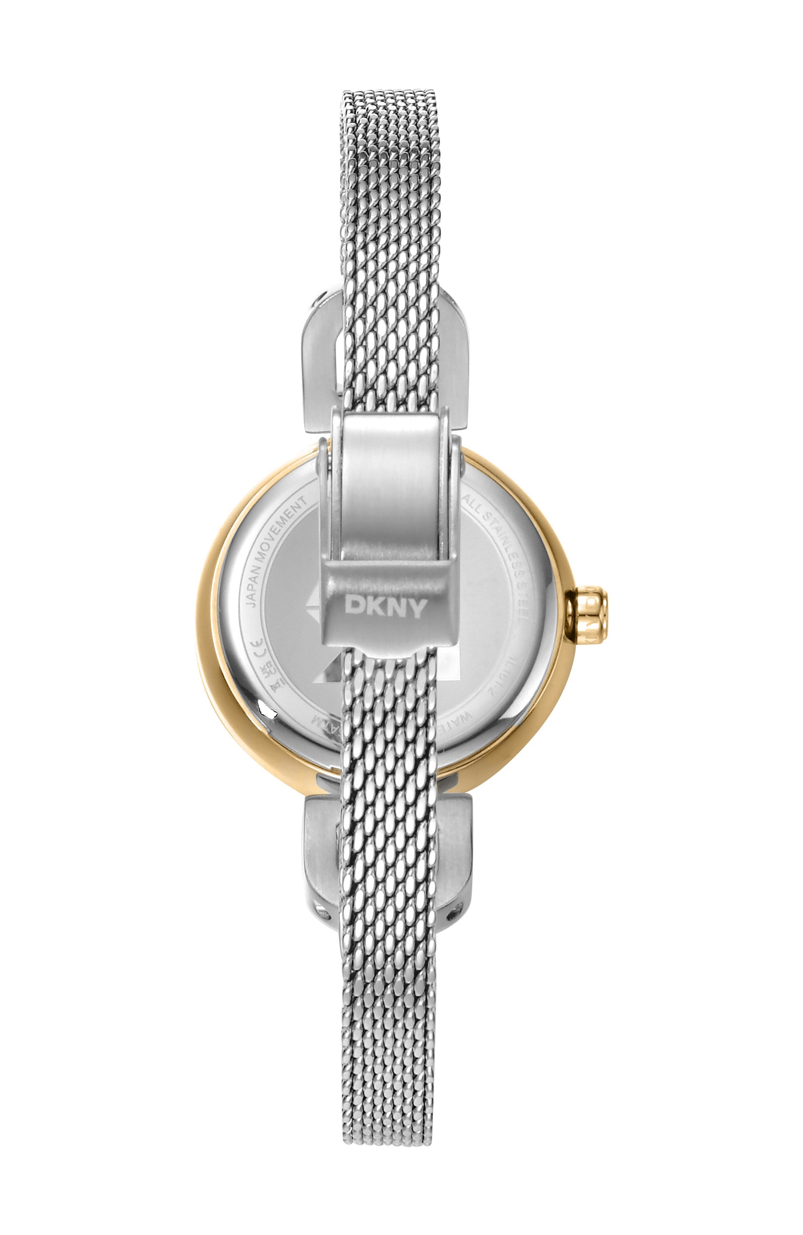 DK1L161M0255 Women's Milanese Silver Dial Stainless Steel Bracelet Watch DKNY 