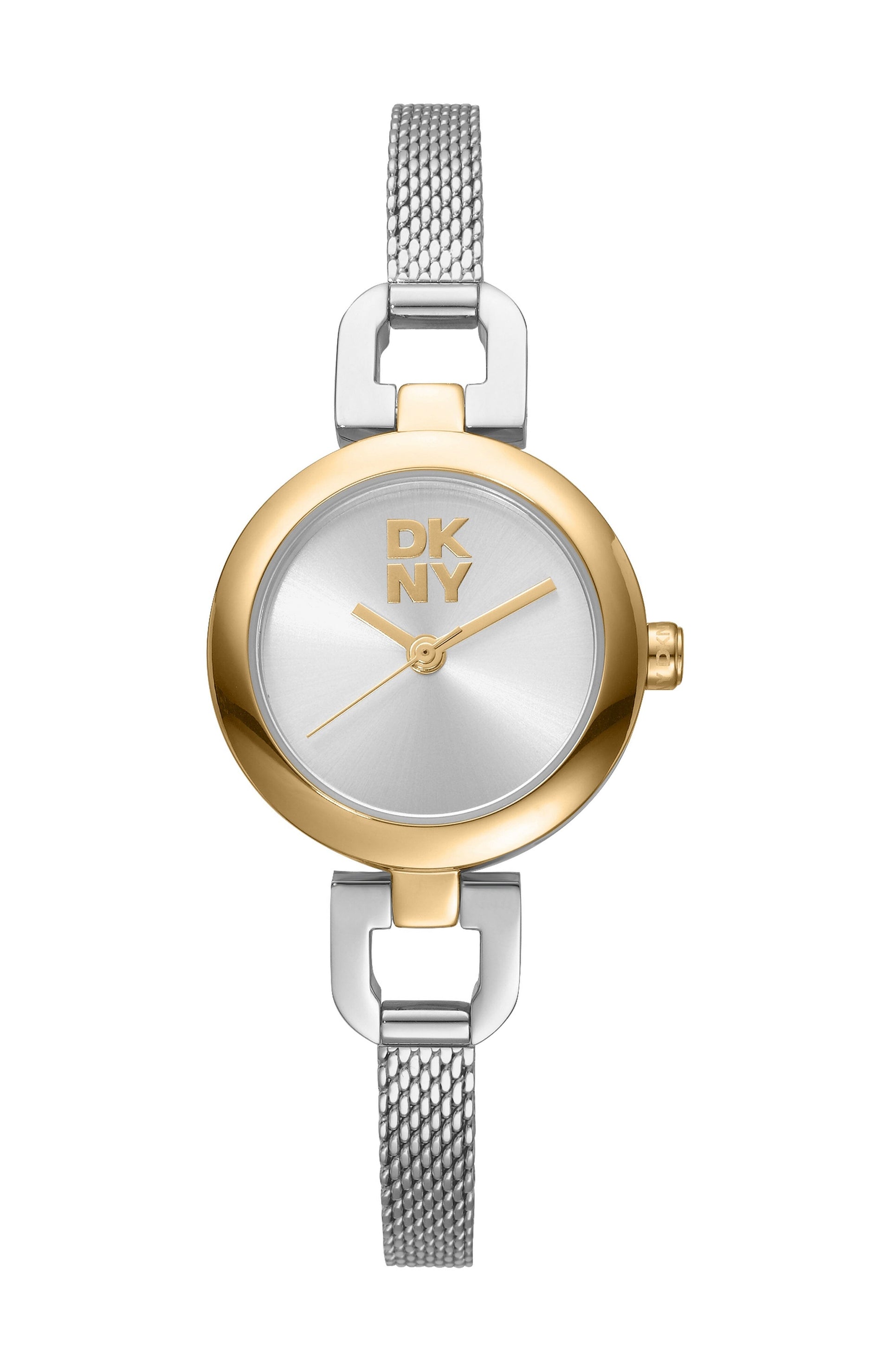 DK1L161M0255 Women's Milanese Silver Dial Stainless Steel Bracelet Watch DKNY 