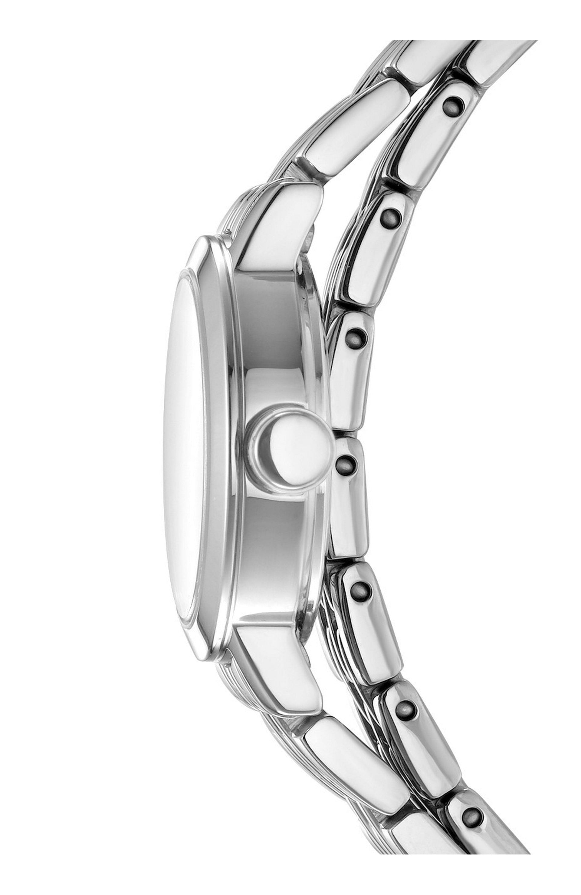 DK1L176M0025 Women's Mini Black Dial Stainless Steel Double Bracelet Watch DKNY 