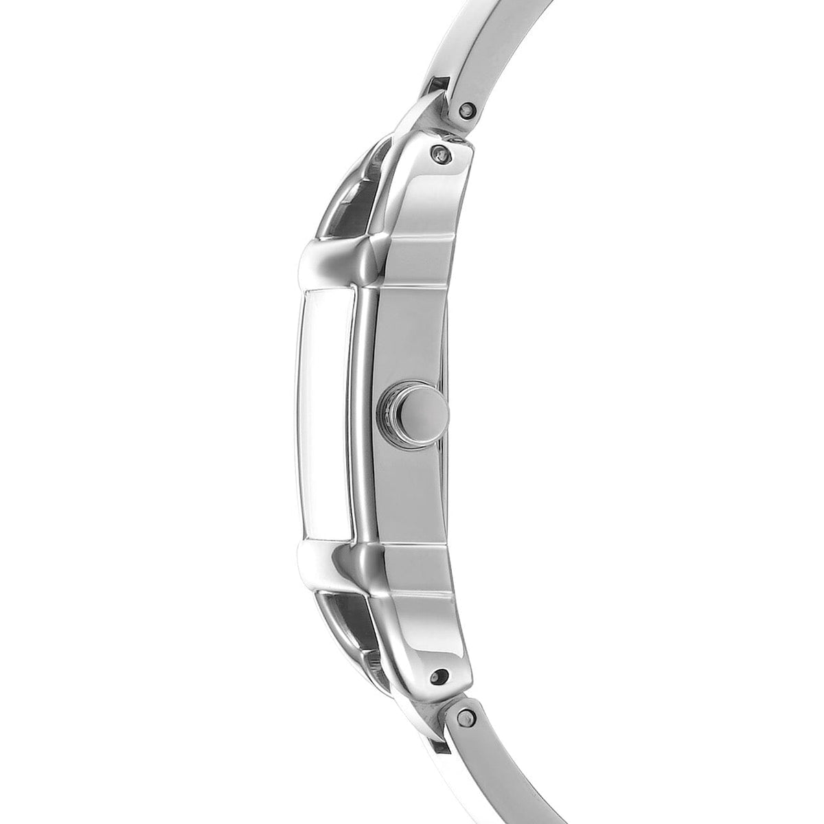 DK1L179M0225 DKNY Women's Signature Shape Black Dial Silver Stainless Steel Bracelet Watch DKNY 