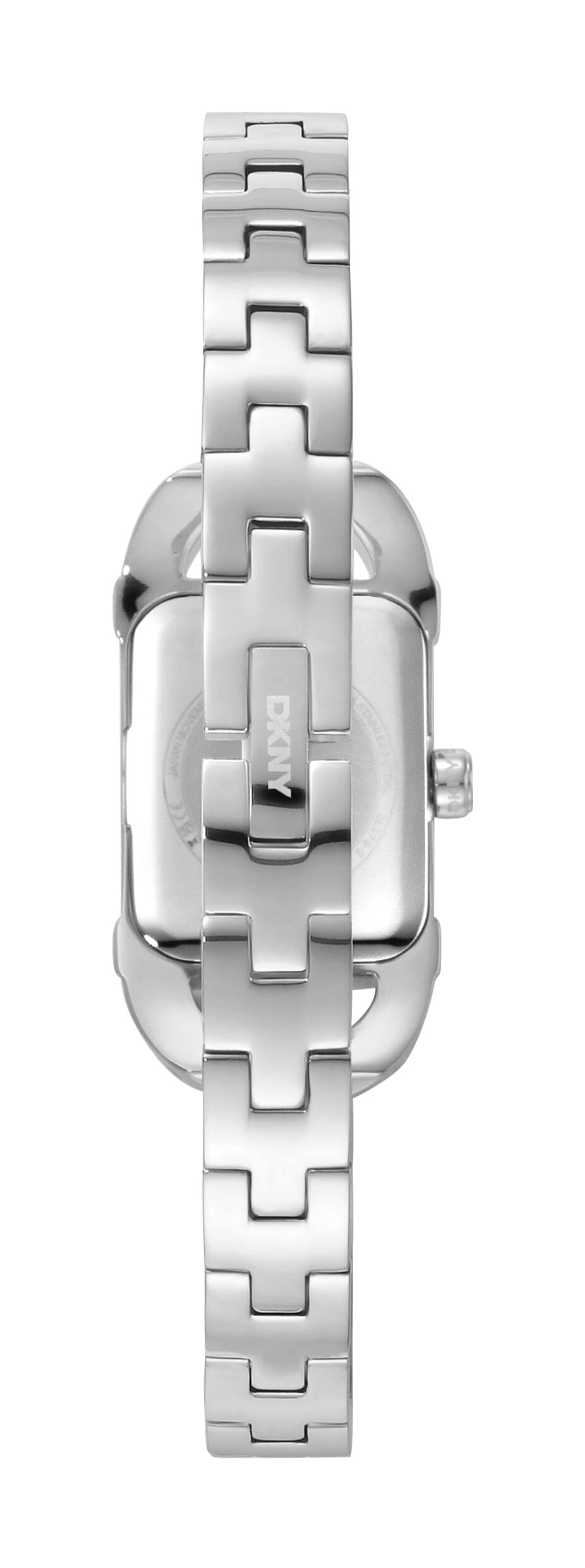 DK1L179M0225 DKNY Women's Signature Shape Black Dial Silver Stainless Steel Bracelet Watch DKNY 