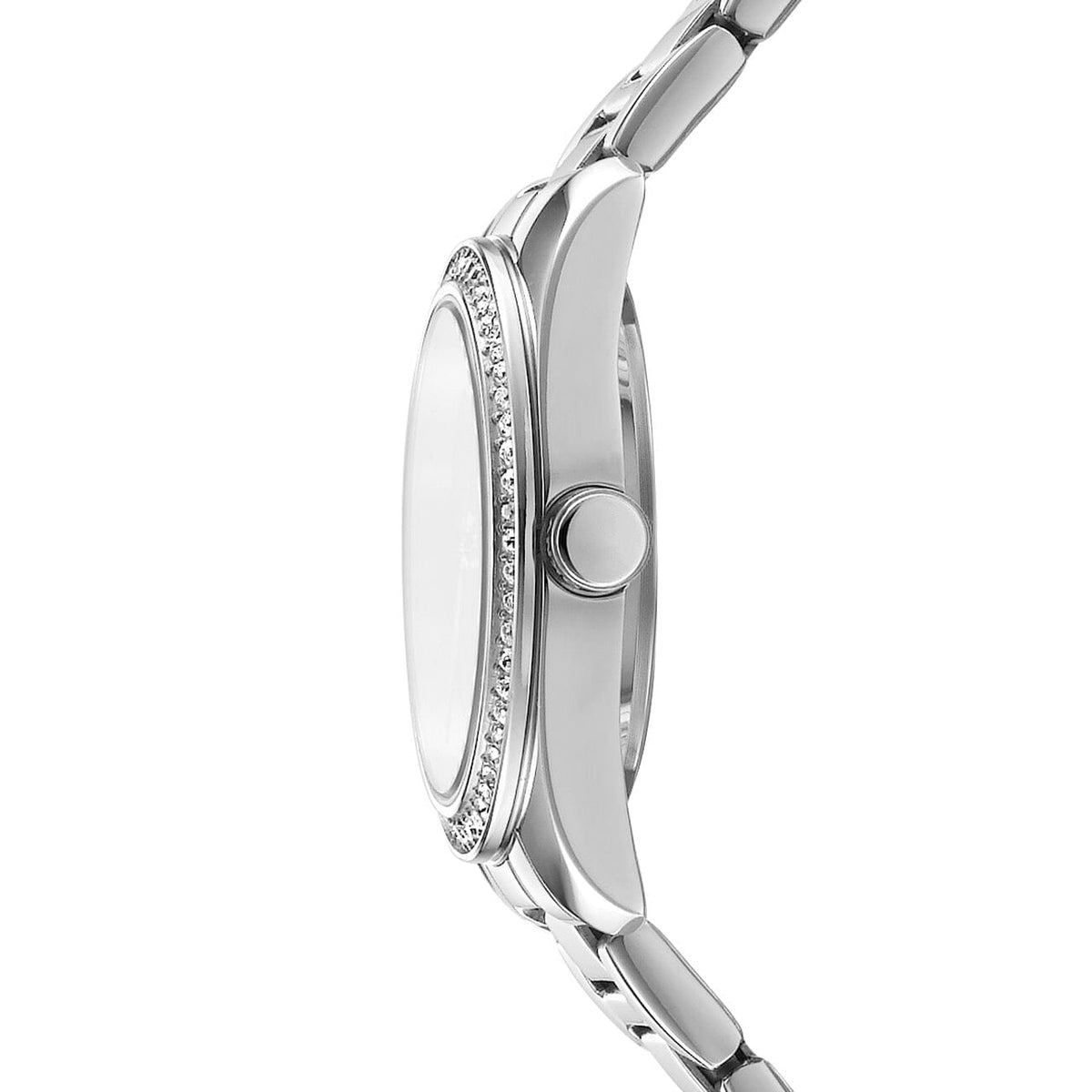 DK1L184M0055 DKNY Women's Evening Black Dial Silver Stainless Steel Bracelet Watch DKNY 