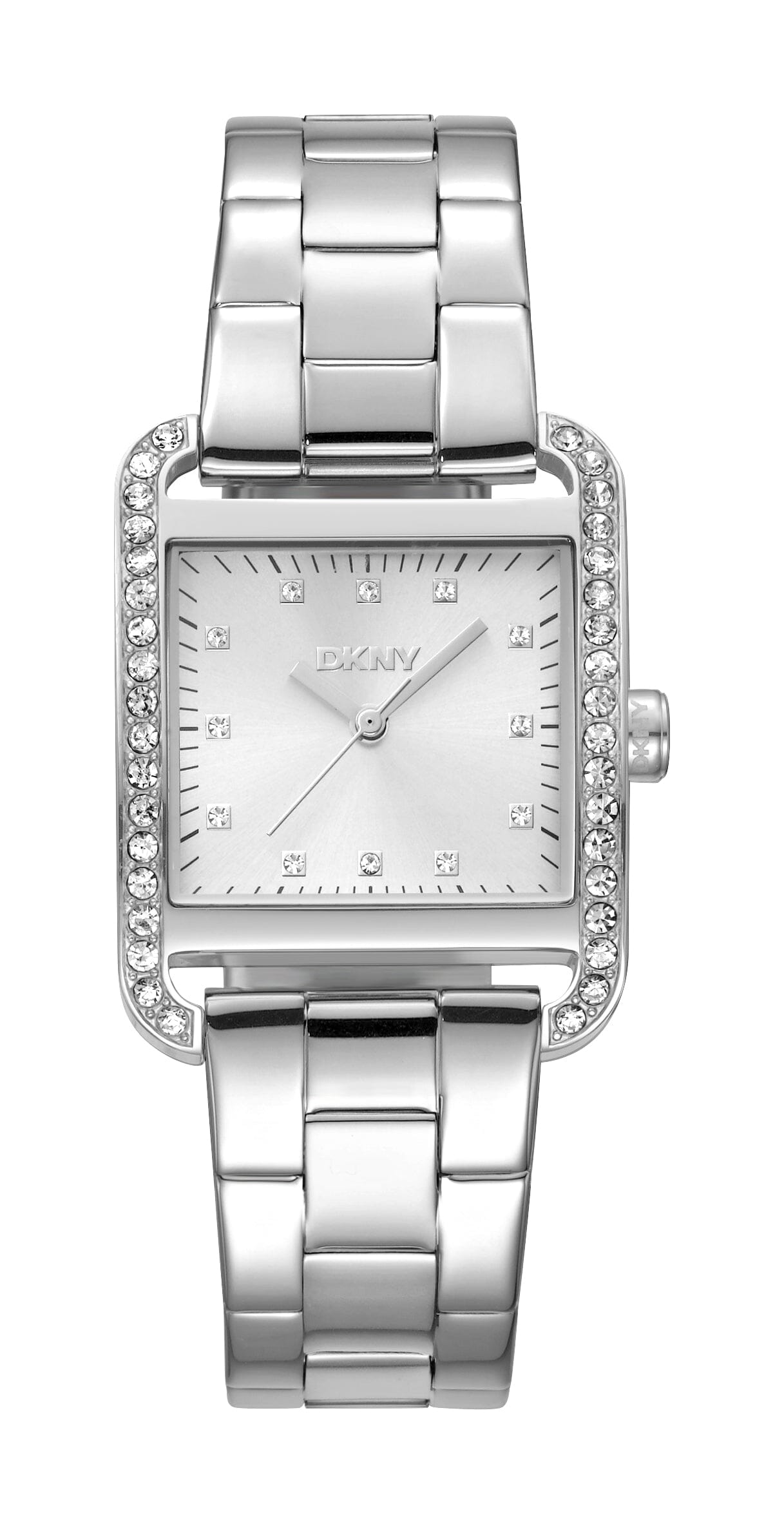 DK5L003M0015 DKNY Iconic Silver Dial Stainless Steel Women's Watch 27 x 34.5mm Watches DKNY 