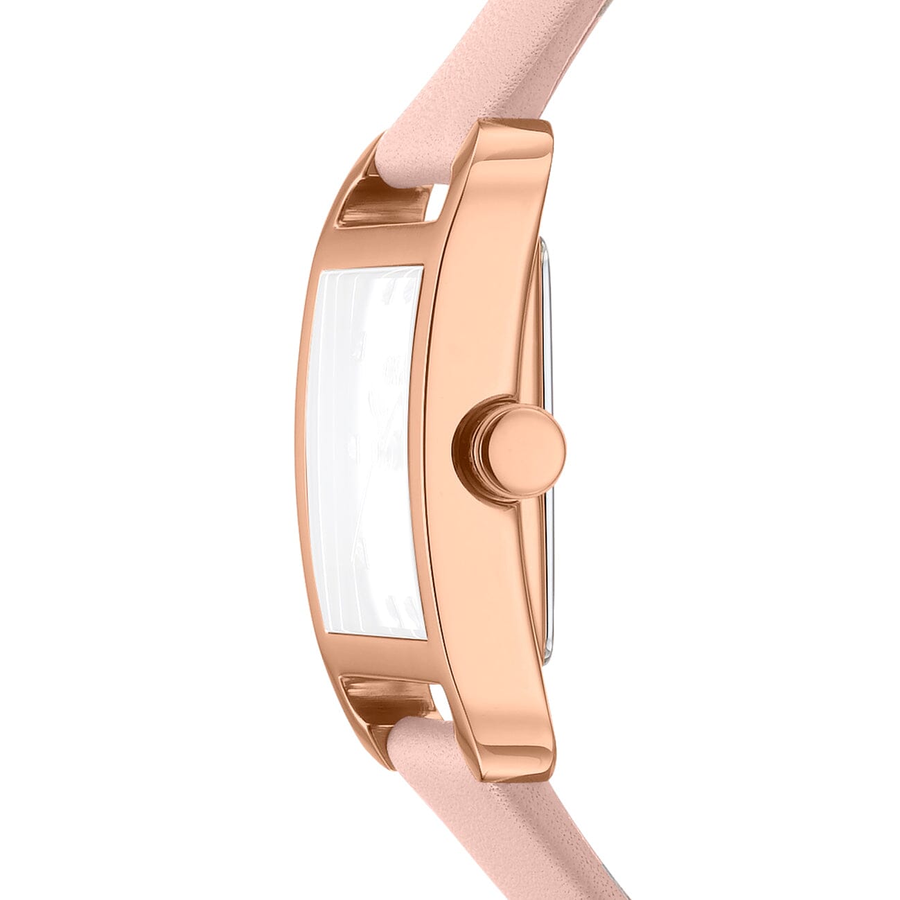 DK5L004L0035 DKNY Iconic Pink Leather Strap Rose Gold Women's Watch 27 x 34.5mm Watches DKNY 