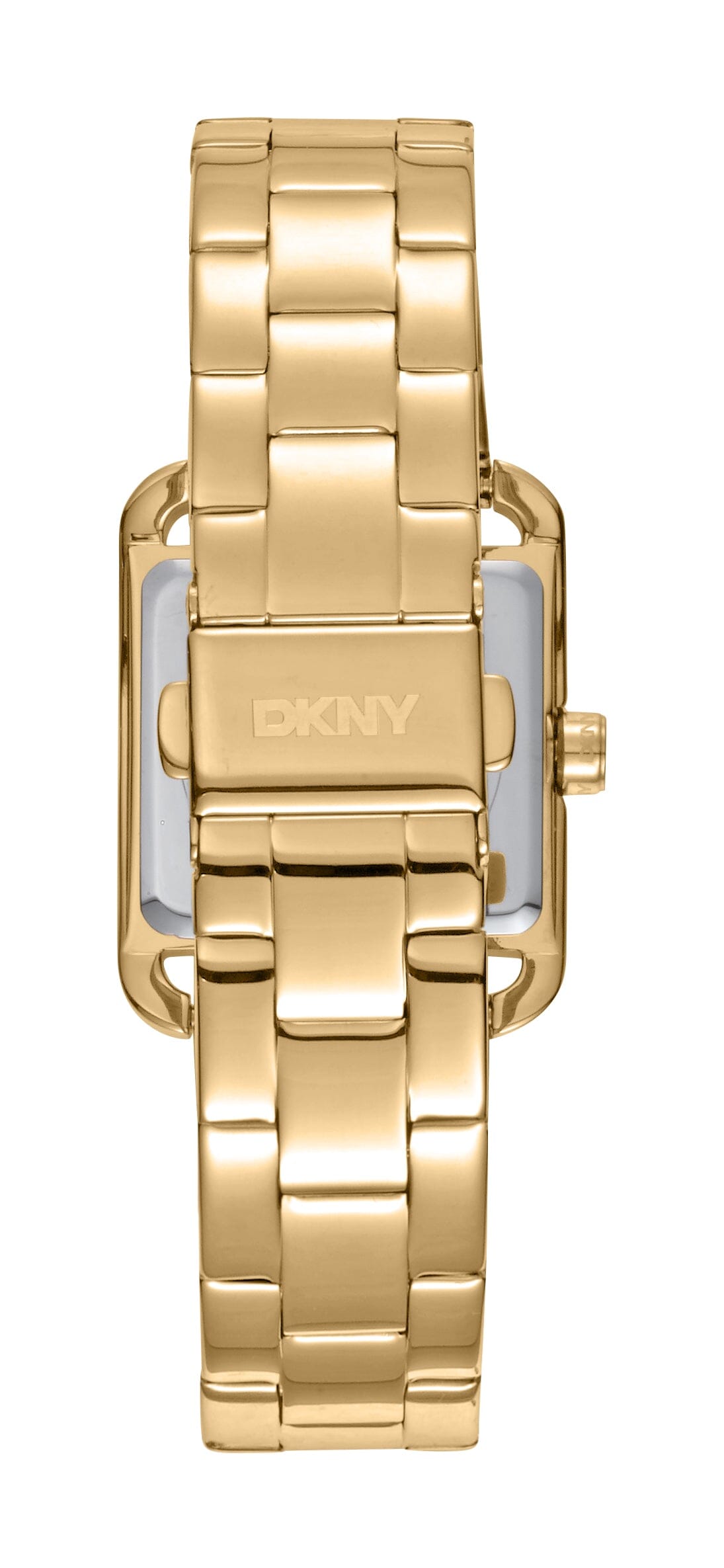 DK5L004M0055 DKNY Iconic Silver Dial Stainless Steel Gold Women's Watch 27 x 34.5mm Watches DKNY 