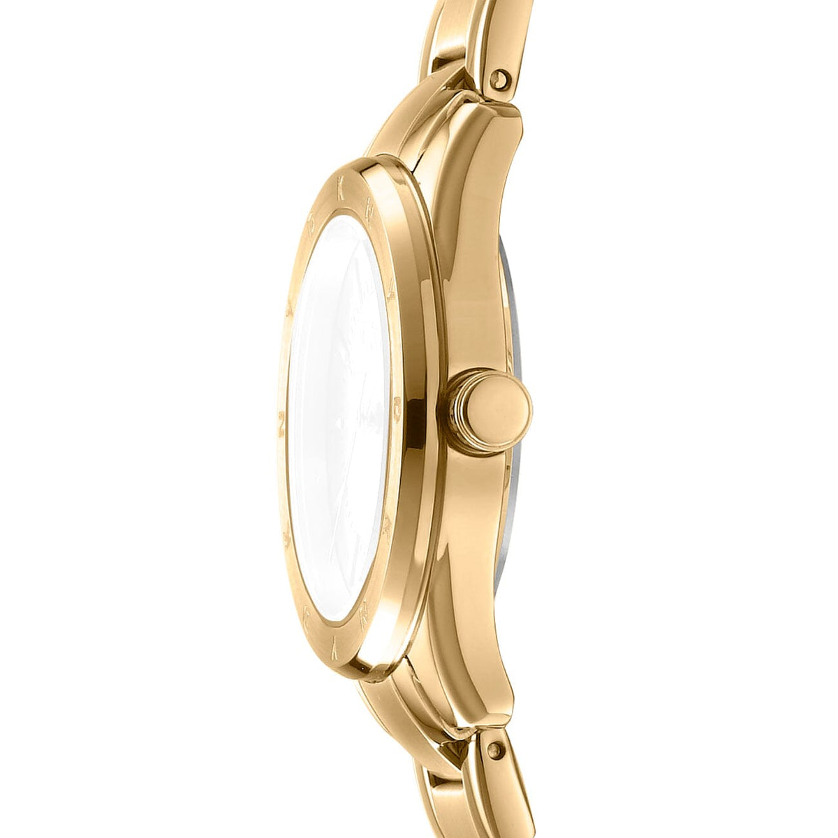 DK5L018M0035 DKNY Women's Champagne Dial Gold Stainless Steel Bracelet Watch DKNY 