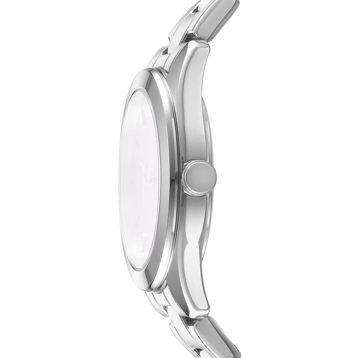 DK5L032M1025 DKNY Women's Pink Dial Silver Stainless Steel Bracelet Watch DKNY 