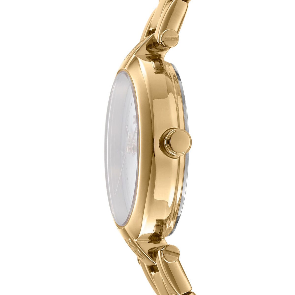 DK5L043M0055 DKNY Women's Silver Dial Gold Stainless Steel Bracelet Watch DKNY 