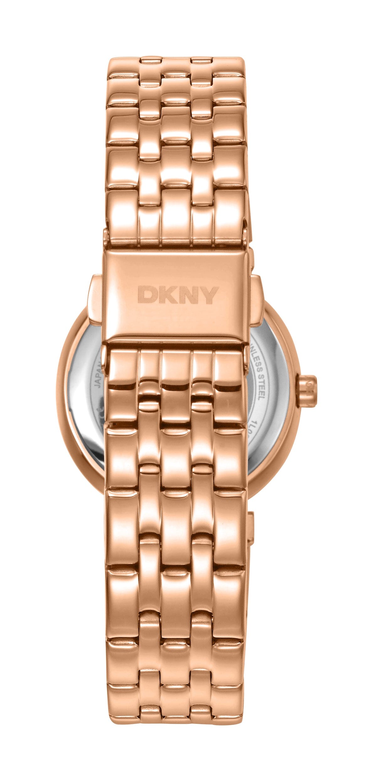 DK5L083M0075 DKNY Women's Silver Dial Rose Gold Stainless Steel Bracelet Watch DKNY 