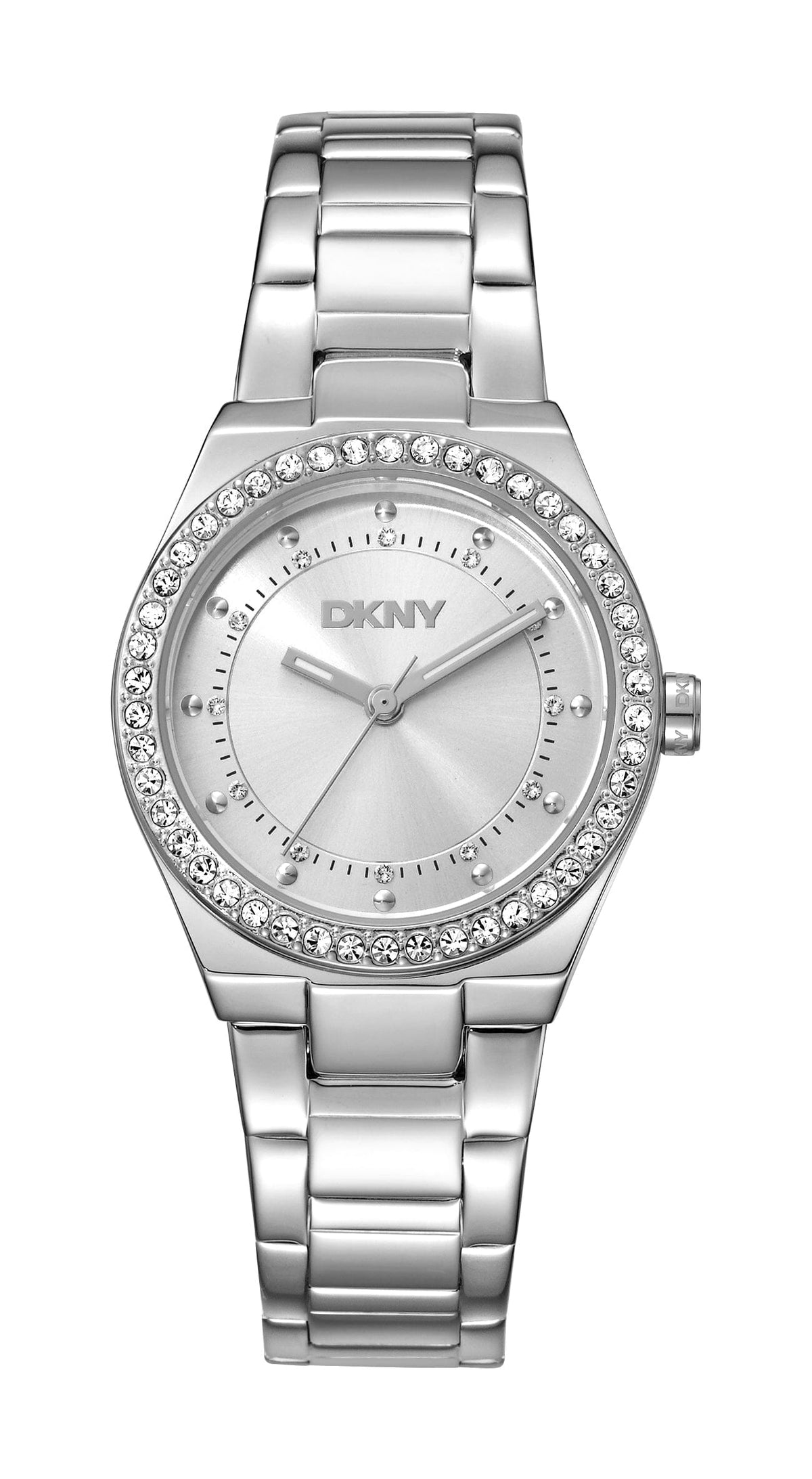 DK5L100M0045 DKNY Women's Silver Dial Stainless Steel Bracelet Watch DKNY 