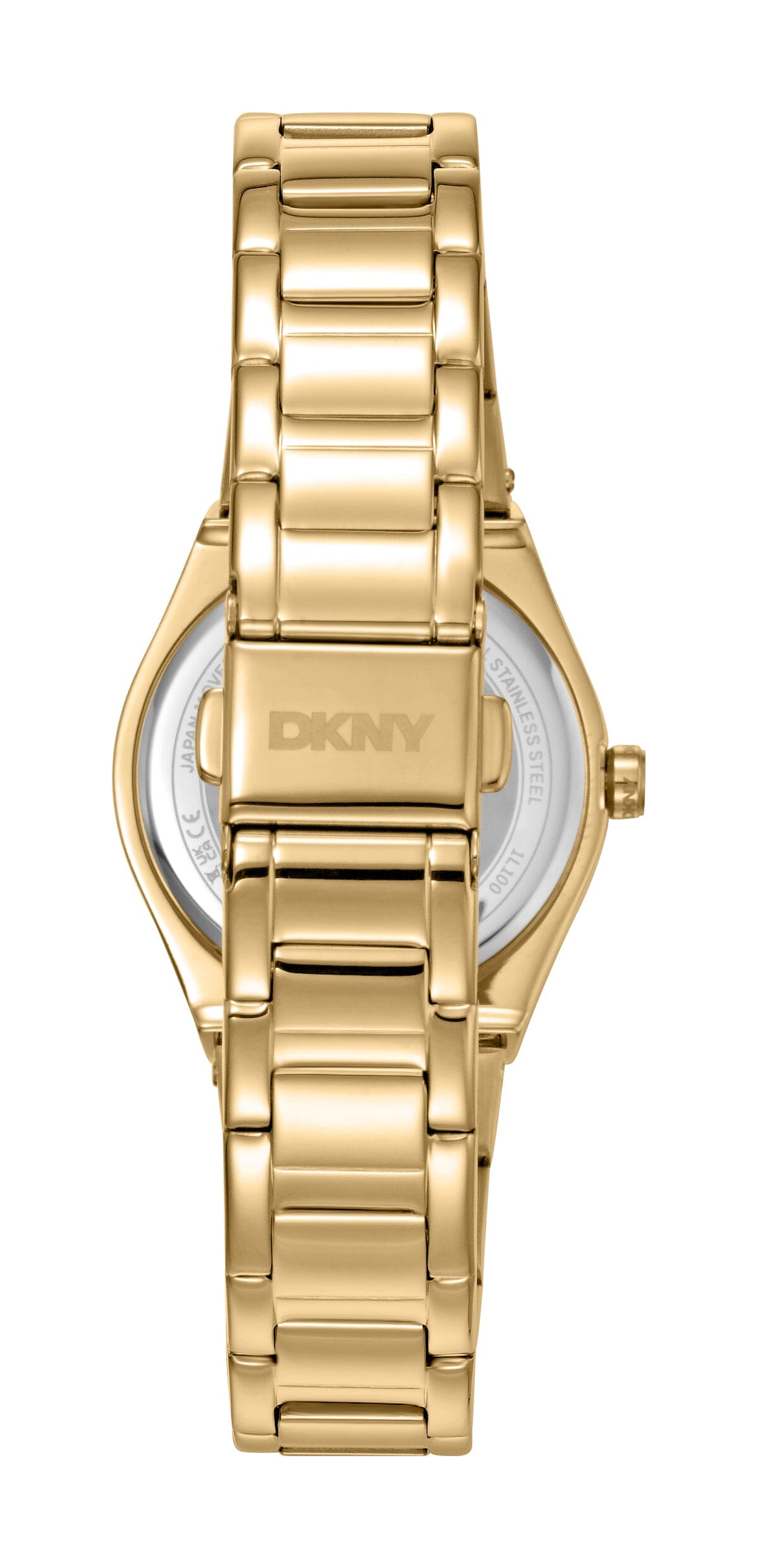 DK5L100M0115 DKNY Women's Dark Green Dial Gold Stainless Steel Bracelet Watch DKNY 