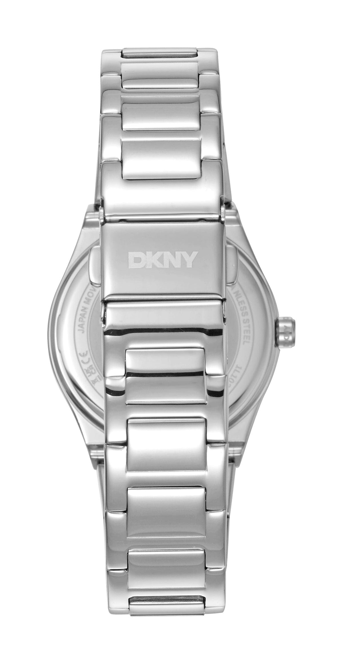 DK5L102M0025 DKNY Women's Black Dial Silver Stainless Steel Bracelet Watch DKNY 