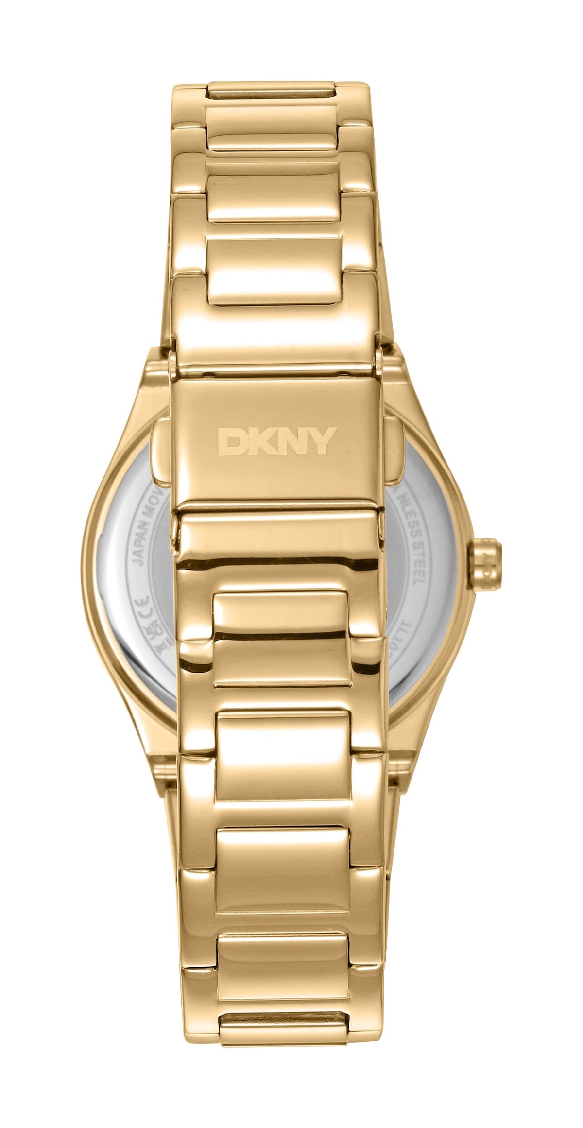 DK5L102M0035 DKNY Women's Champagne Dial Gold Stainless Steel Bracelet Watch DKNY 