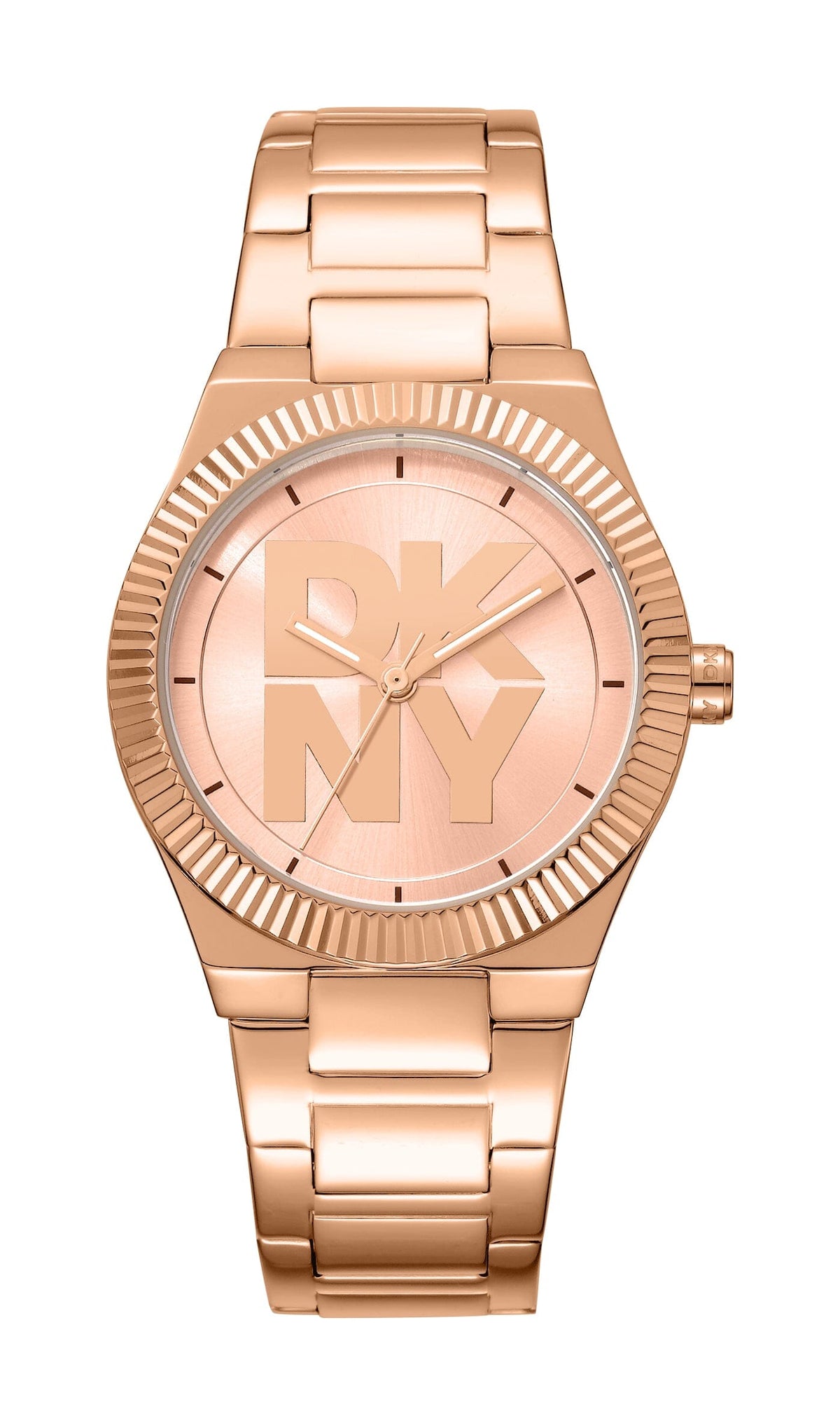 DK5L102M0045 DKNY Women's Rose Gold Dial Stainless Steel Bracelet Watch DKNY 