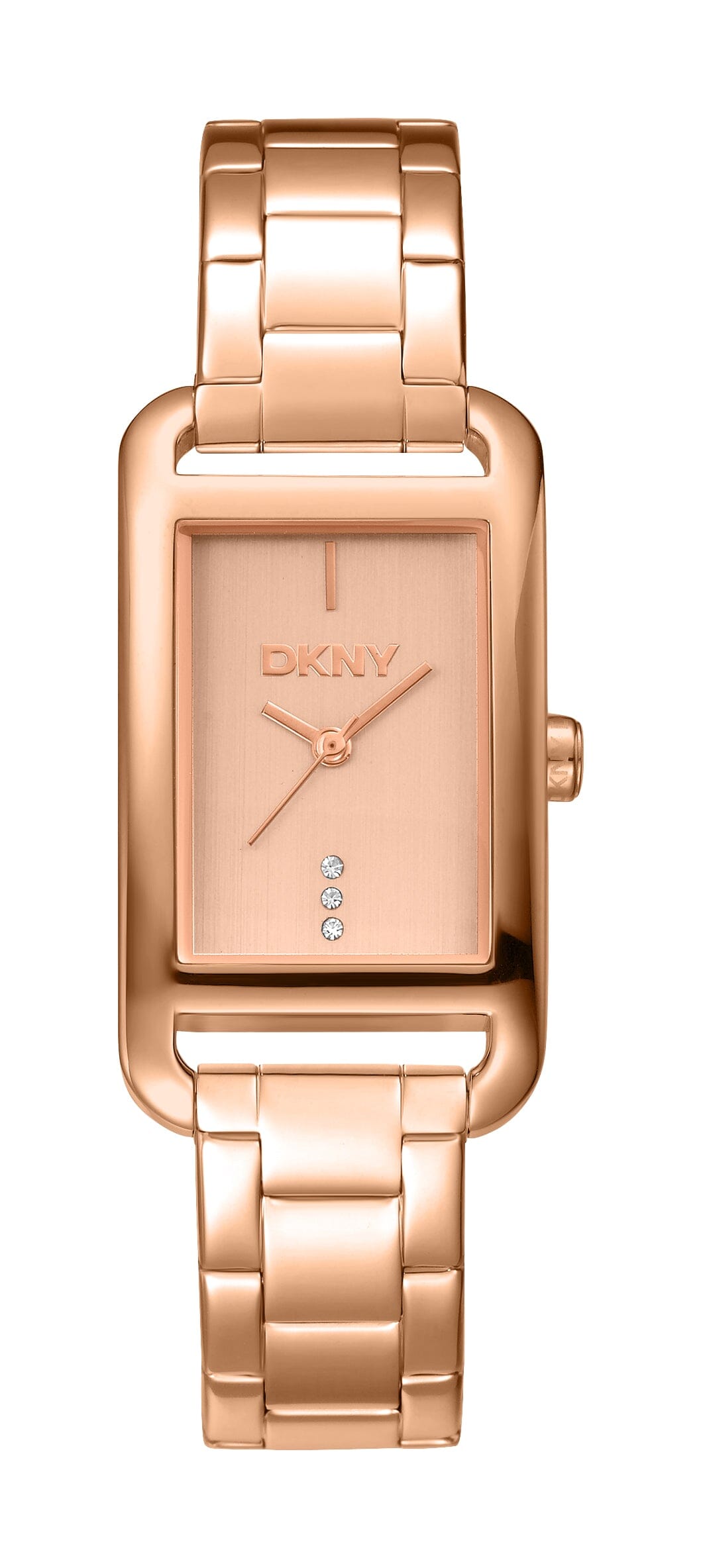 DK5L118M0245 DKNY Women's Rose Gold Dial Stainless Steel Bracelet Watch DKNY 