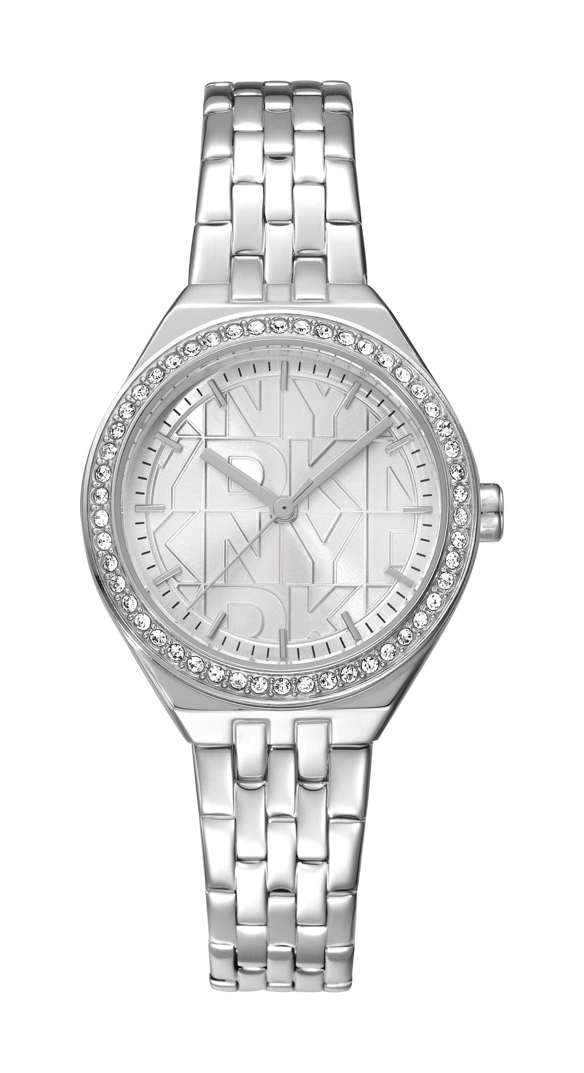 DK5L119M0045 DKNY Women's Silver Dial Stainless Steel Bracelet Watch DKNY 