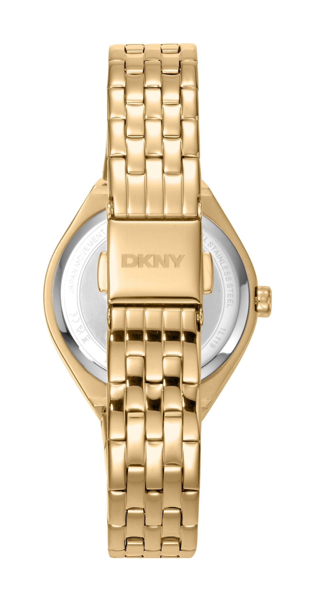 DK5L119M0065 DKNY Women's Champagne Dial Gold Stainless Steel Bracelet Watch DKNY 