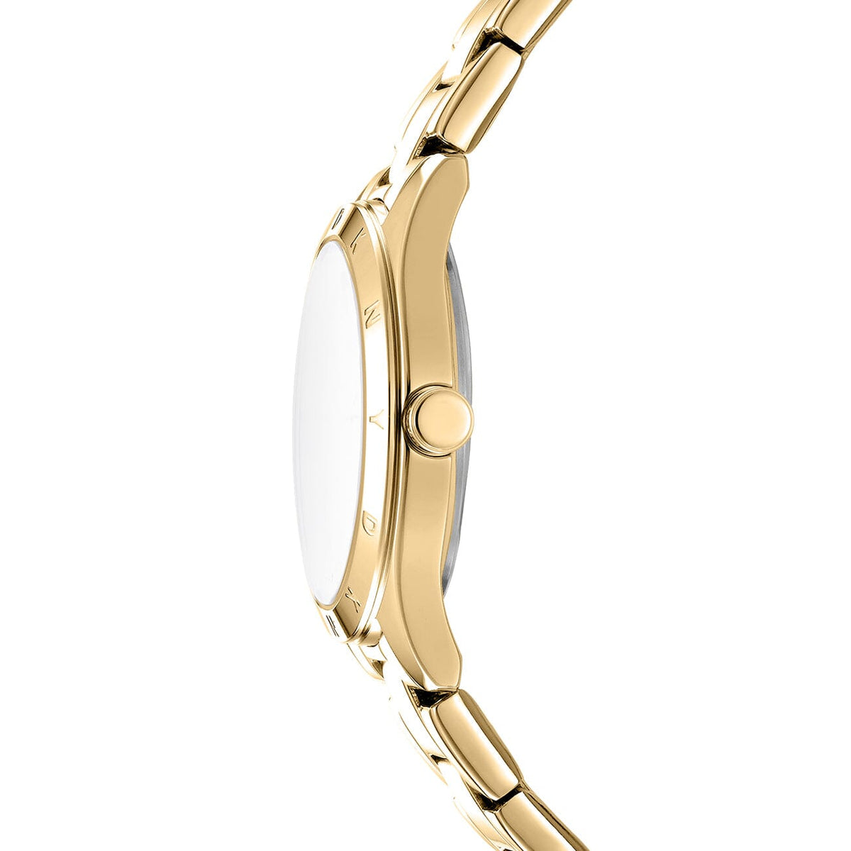 DK5L127M0055 DKNY Women's Champagne Dial Gold Stainless Steel Bracelet Watch DKNY 
