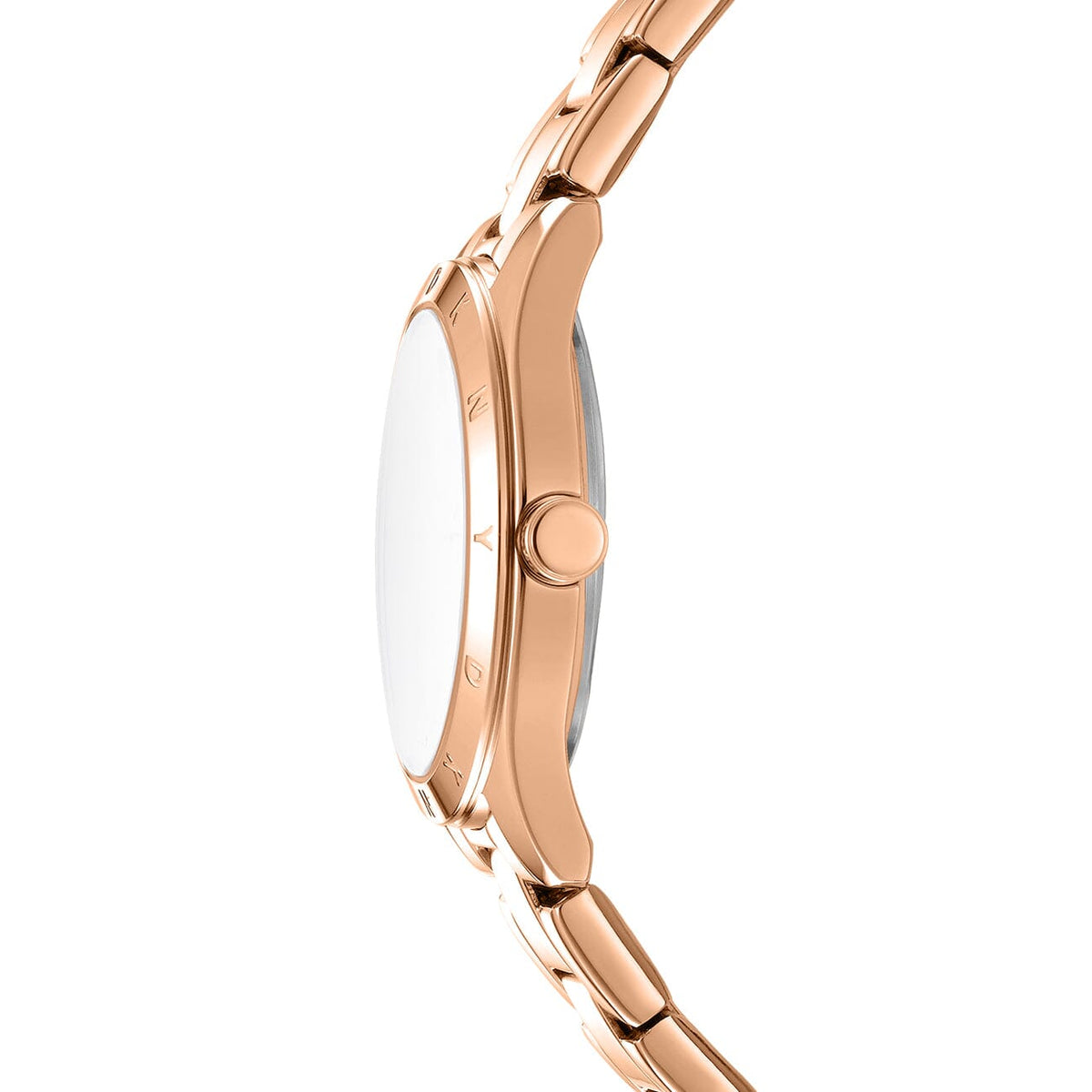 DK5L127M0065 DKNY Women's Rose Gold Dial Stainless Steel Bracelet Watch DKNY 
