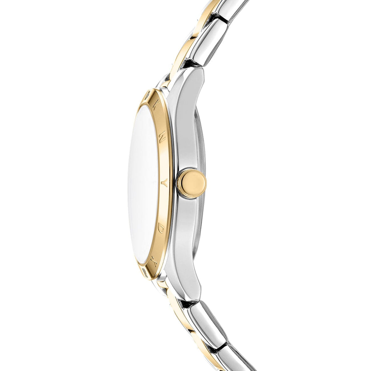 DK5L127M0085 DKNY Women's Dark Green Dial Two Tone Silver & Gold Stainless Steel Bracelet Watch DKNY 