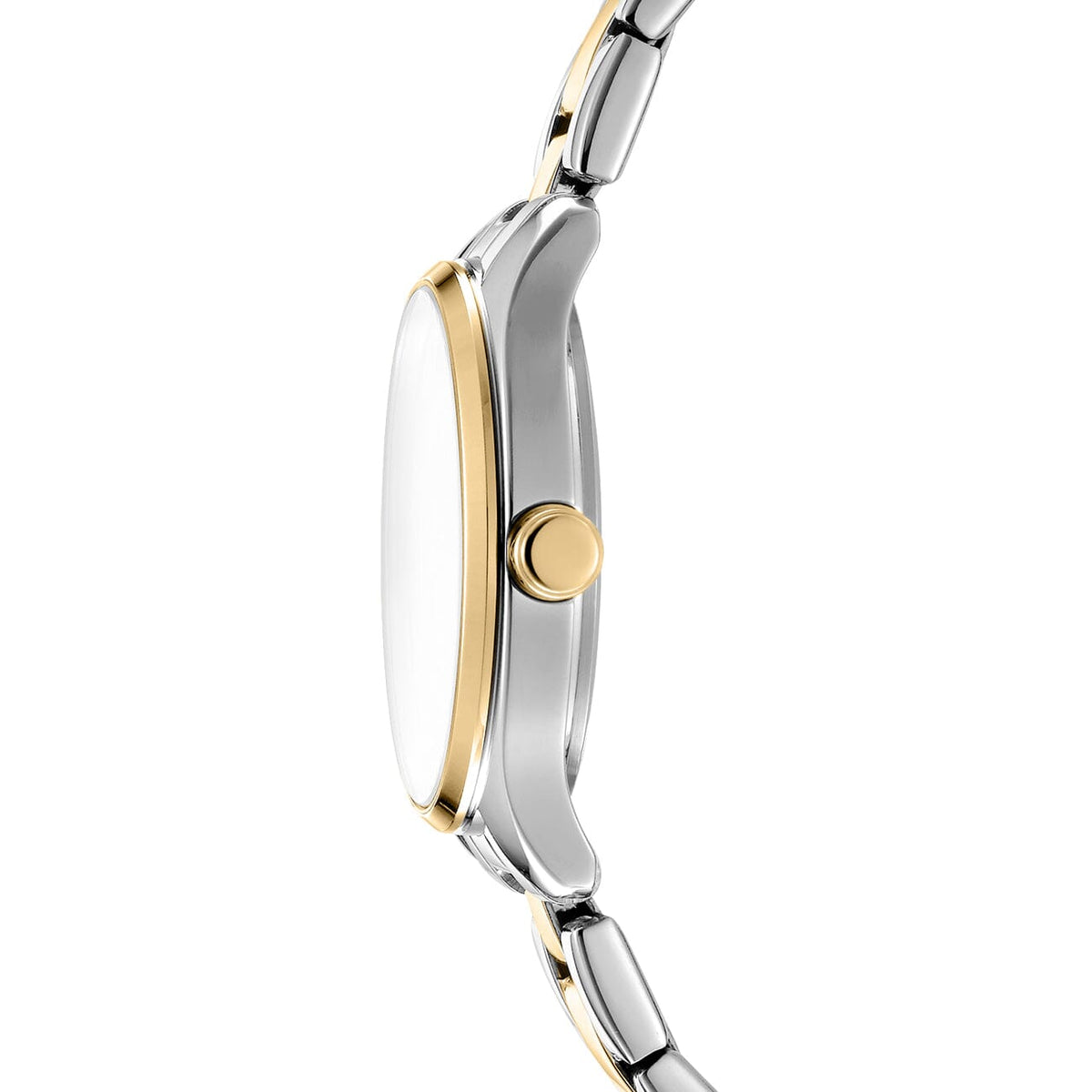 DK5L164M0085 DKNY Women's Silver Dial Two Tone Silver & Gold Stainless Steel Bracelet Watch DKNY 