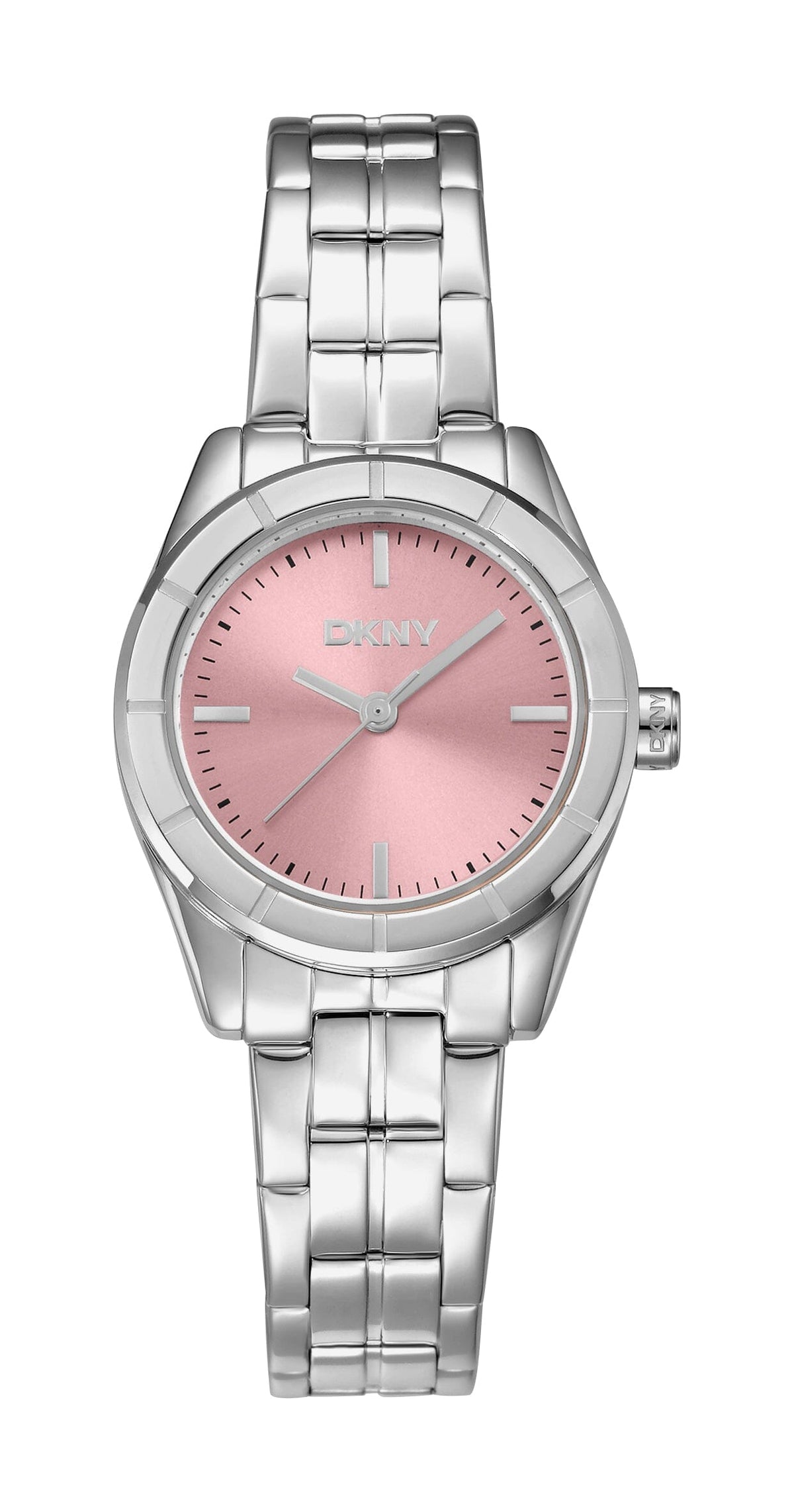DK5L169M0415 DKNY Women's Light Pink Dial Silver Stainless Steel Bracelet Watch DKNY 