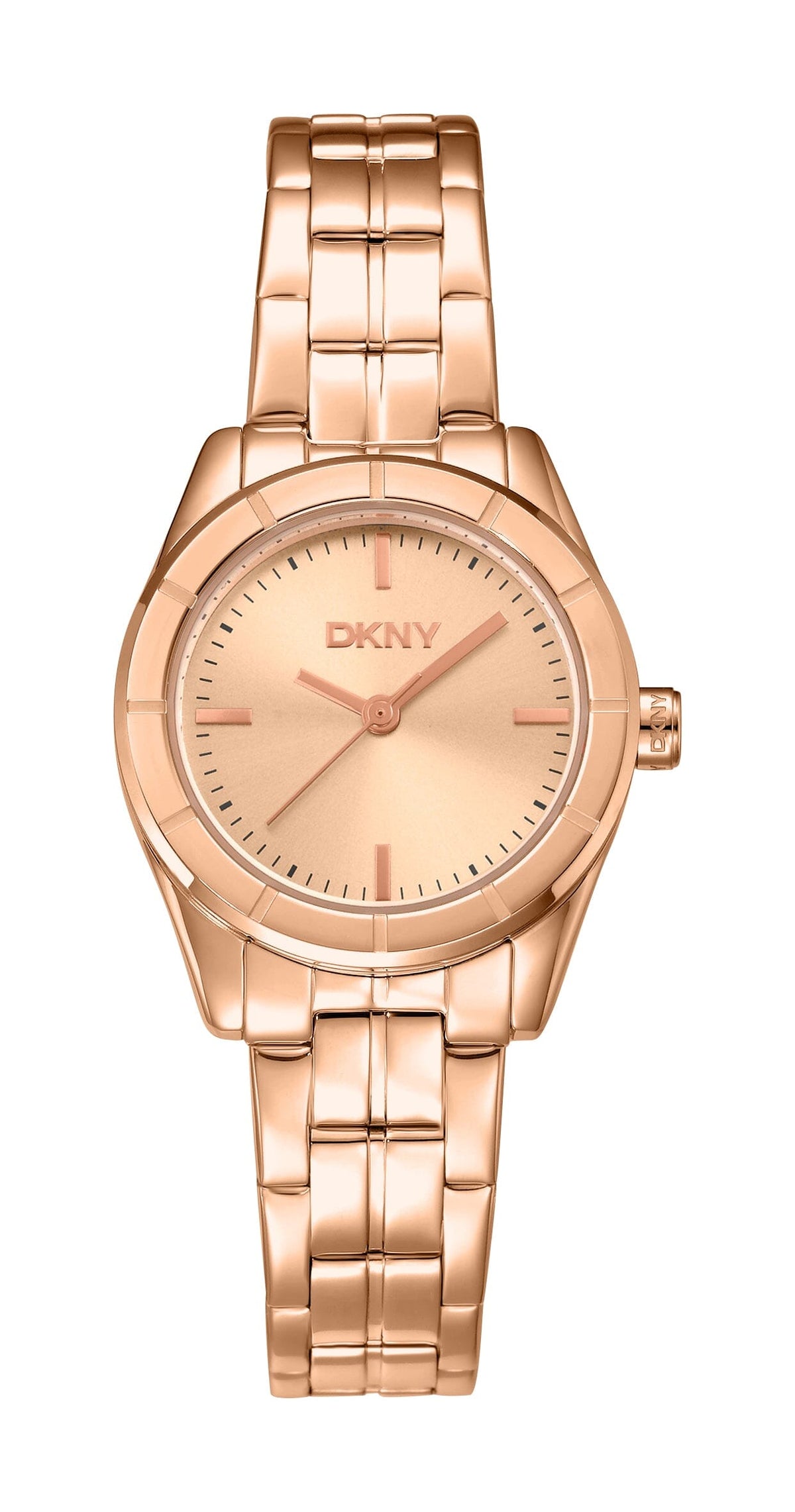 DK5L169M0445 DKNY Women's Rose Gold Dial Stainless Steel Bracelet Watch DKNY 