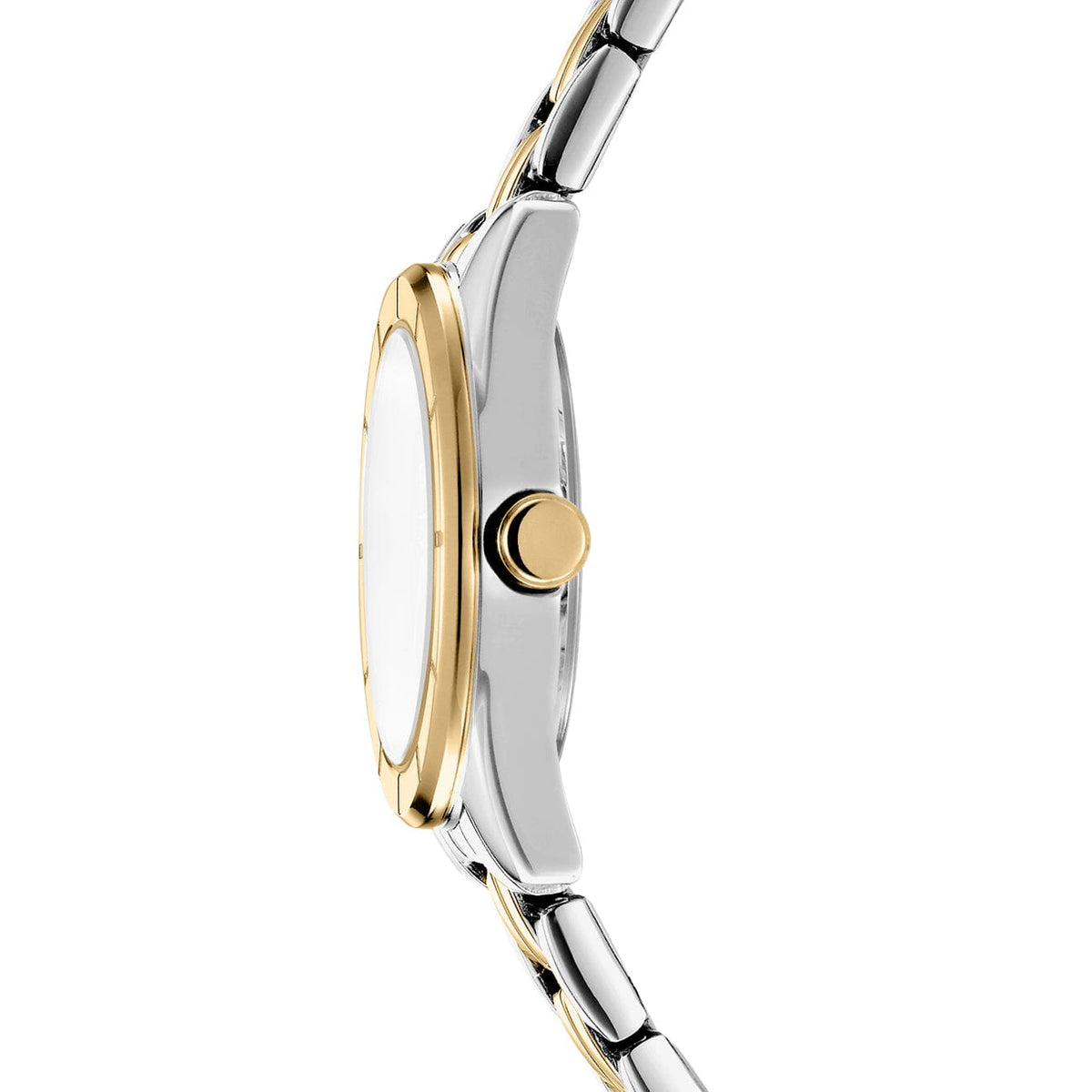 DK5L169M0465 DKNY Women's Dark Green Dial Two Tone Silver & Gold Stainless Steel Bracelet Watch DKNY 