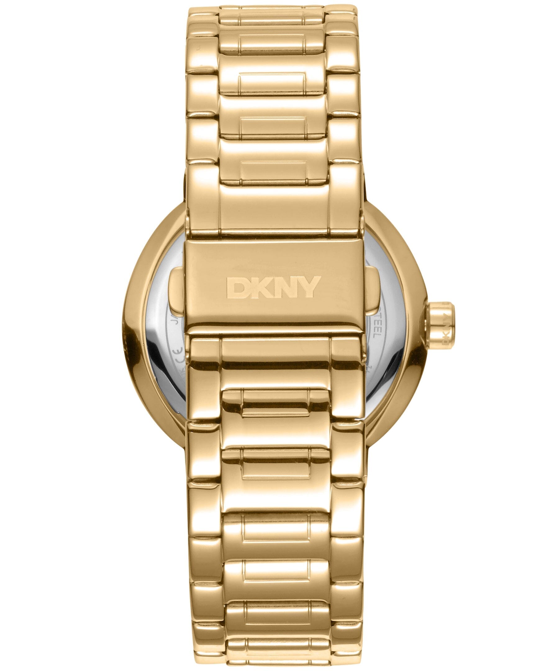 EVENING Eastside Logo White MOP Gold Womens Watch DKNY 