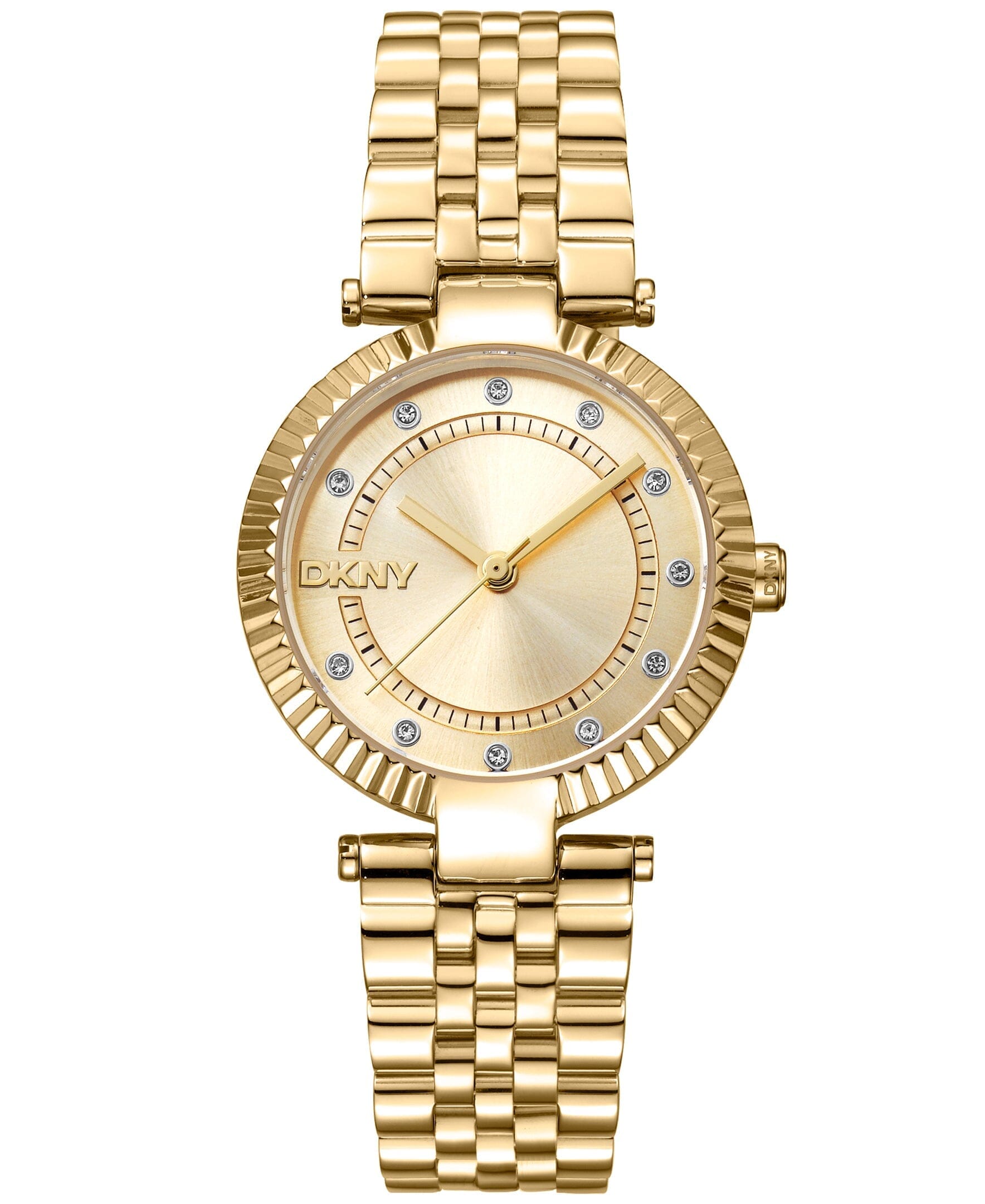 EVENING Essential Glitz Champagne Womens Watch DKNY 