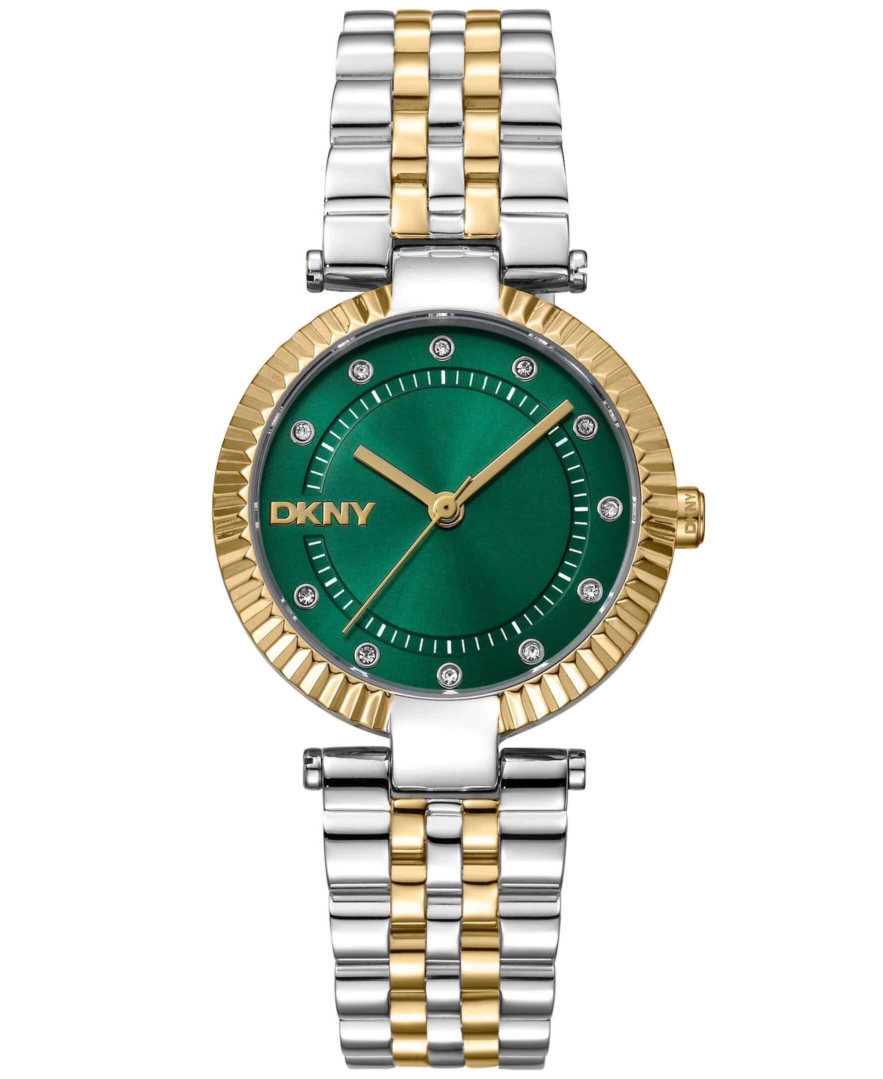 EVENING Essential Glitz Dark Green Womens Watch DKNY 