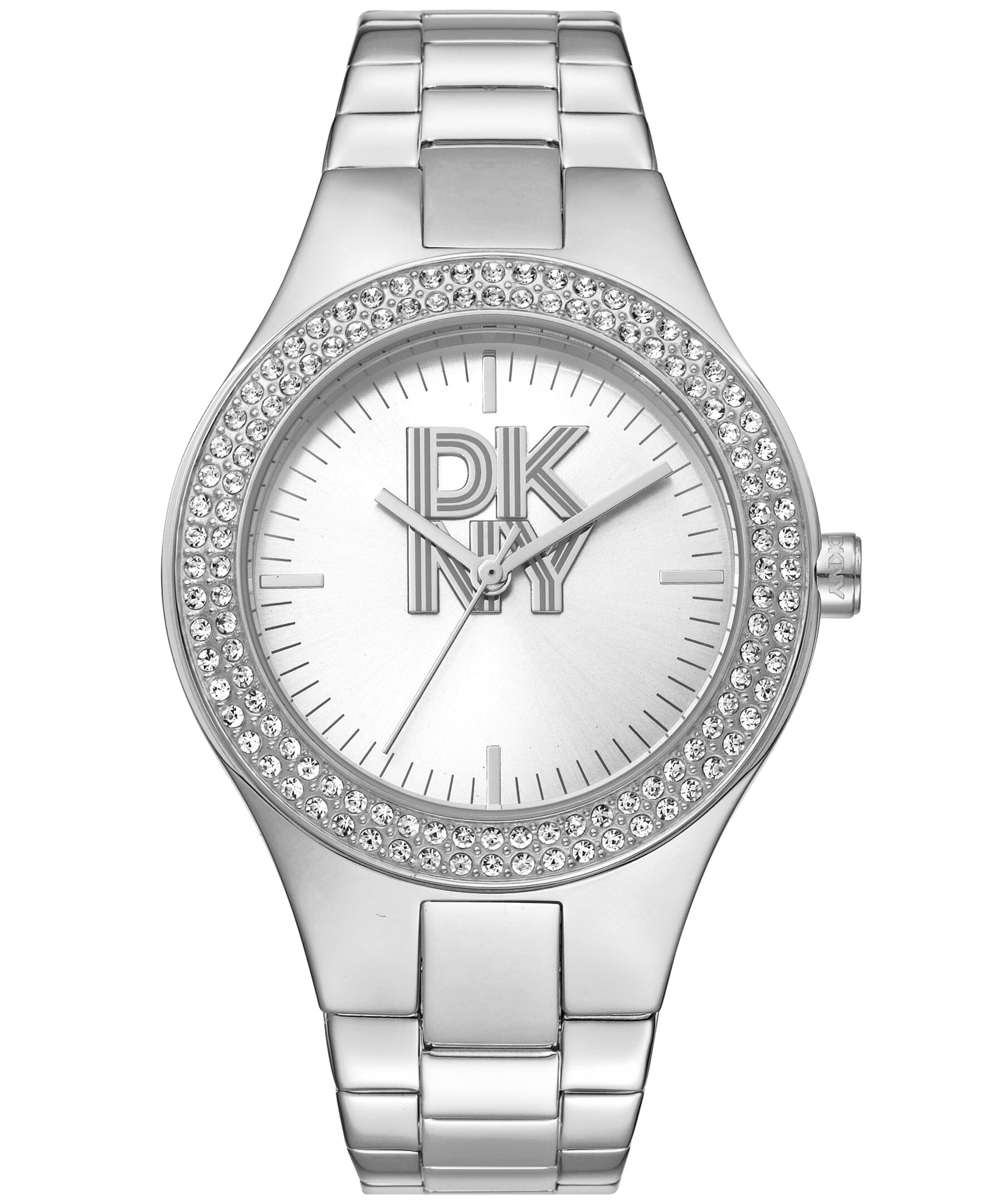 EVENING Parsons Glitz Silver Dial Women's Watch DKNY 