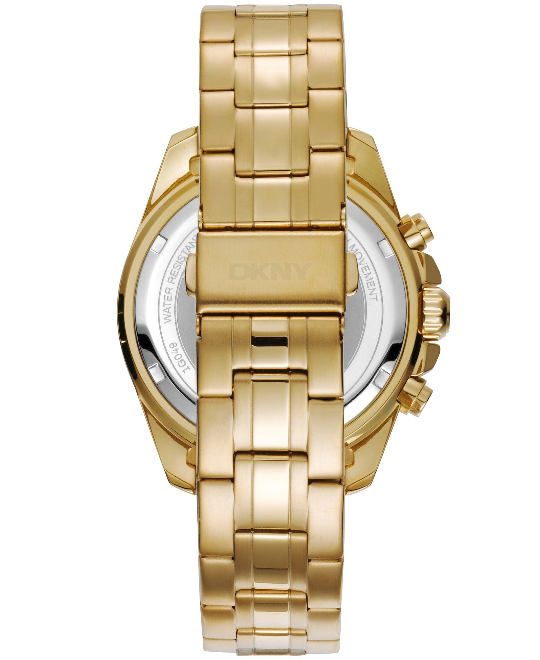 EVERYDAY Central Park Chrono Black Dial Gold Men's Watch DKNY 