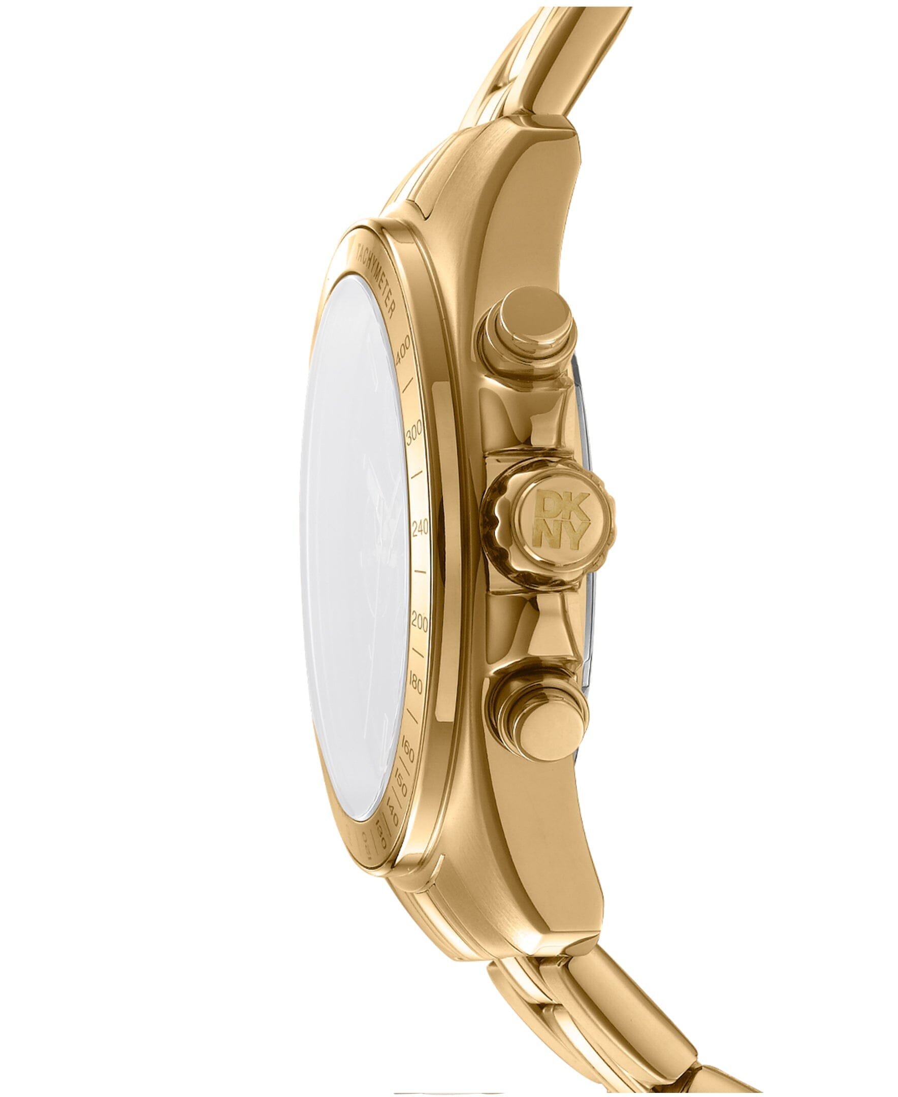 EVERYDAY Central Park Chrono Black Dial Gold Men's Watch DKNY 