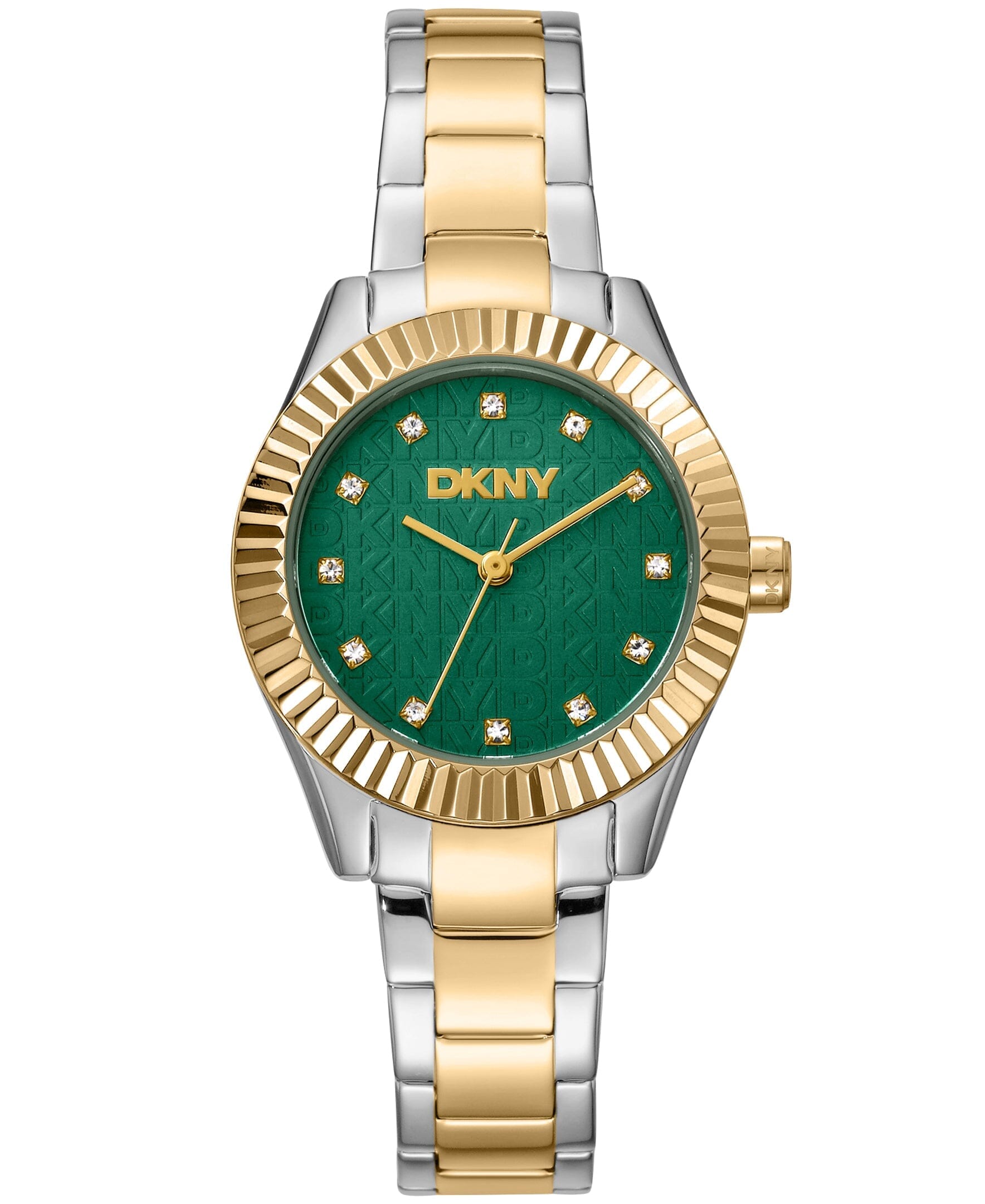EVERYDAY Chambers Glitz Dark Green Womens Watch DKNY 