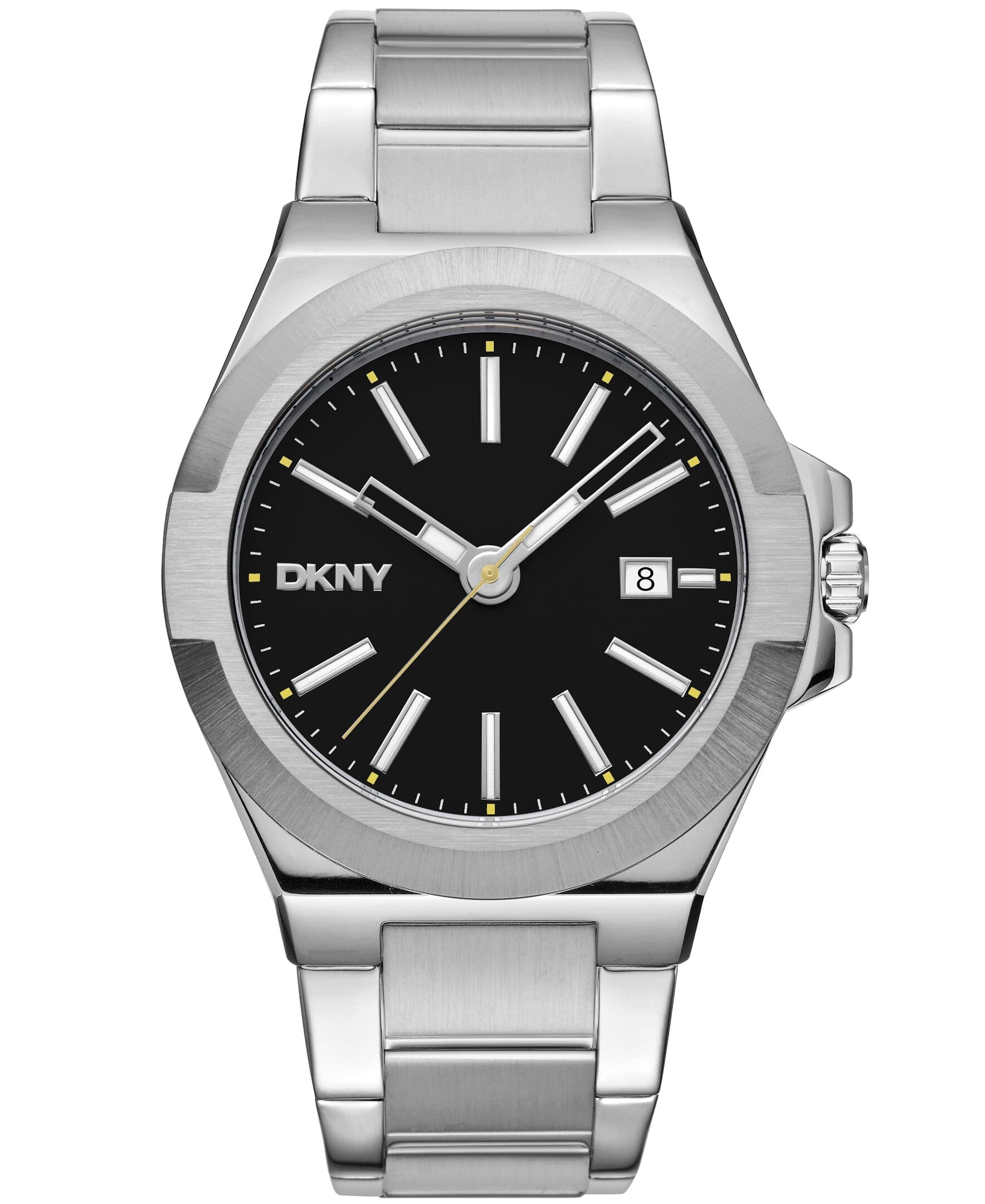 EVERYDAY Modernist Black Dial Silver Men's Watch DKNY 