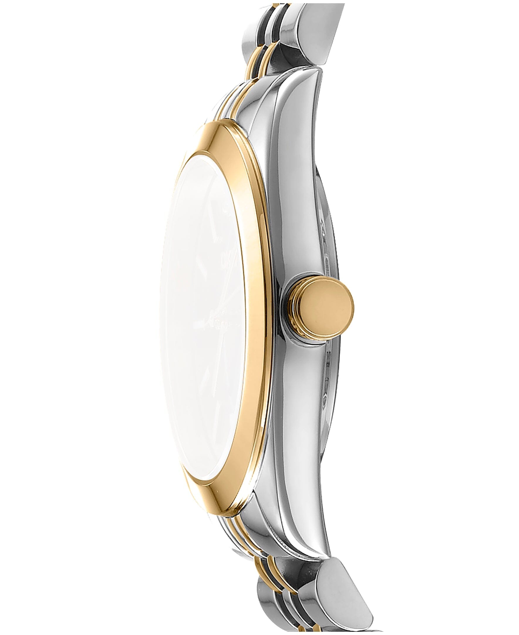 EVERYDAY Nolita Midi Two Tone Silver & Gold White MOP Women's Watch DKNY 