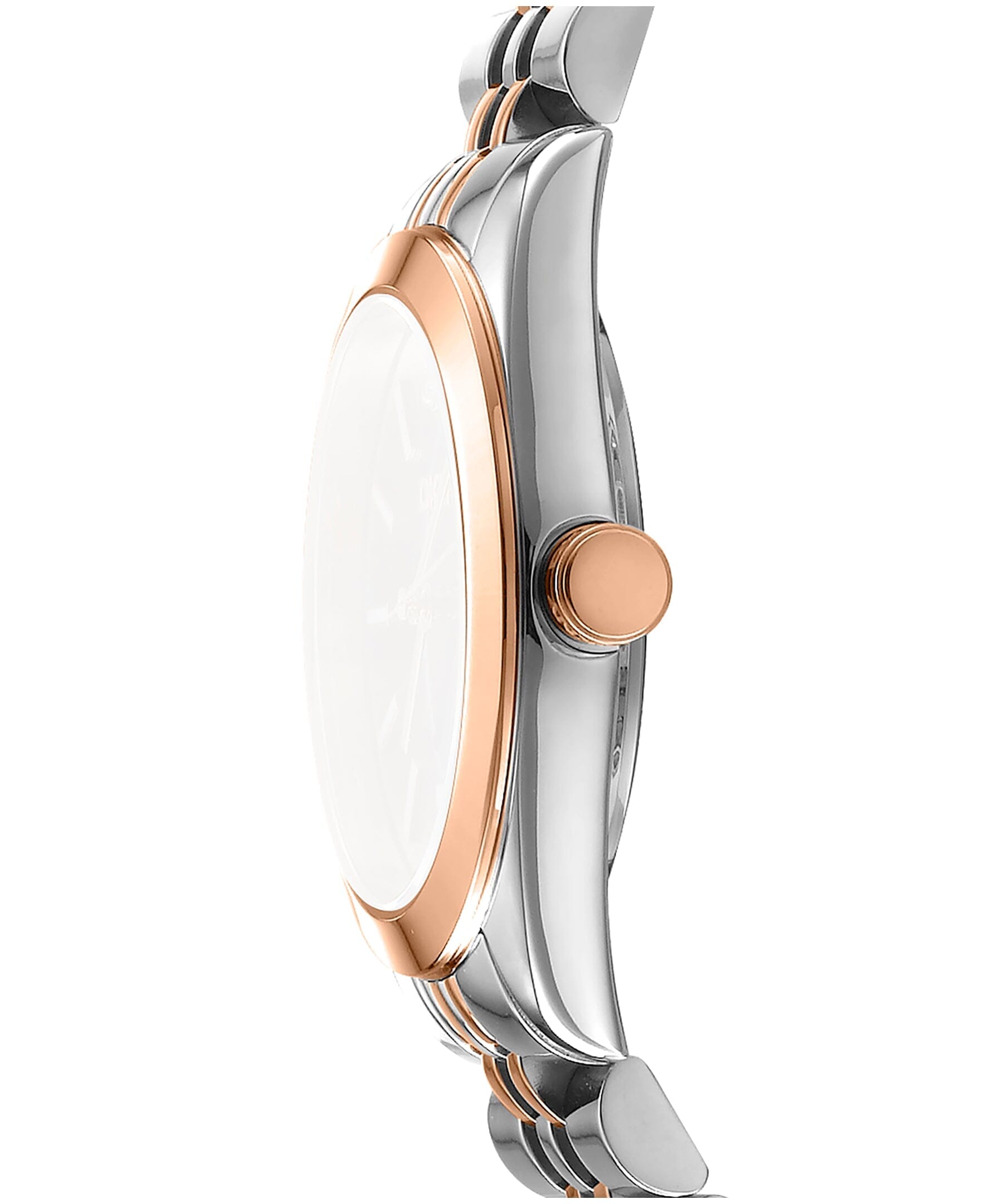 EVERYDAY Nolita Midi Two Tone Silver & Rose Gold White MOP Women's Watch DKNY 
